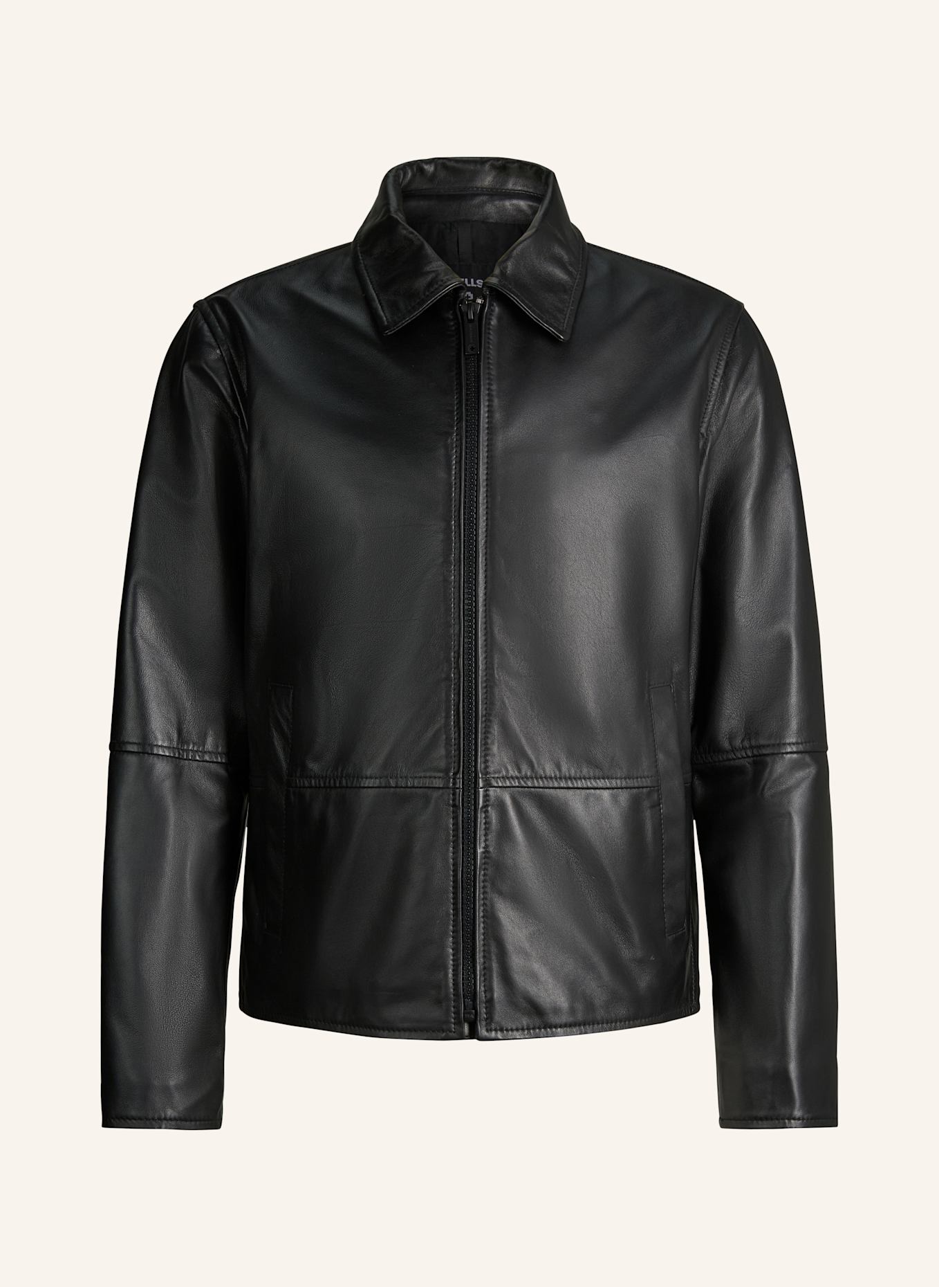 STRELLSON Lederjacke: SCHWARZ