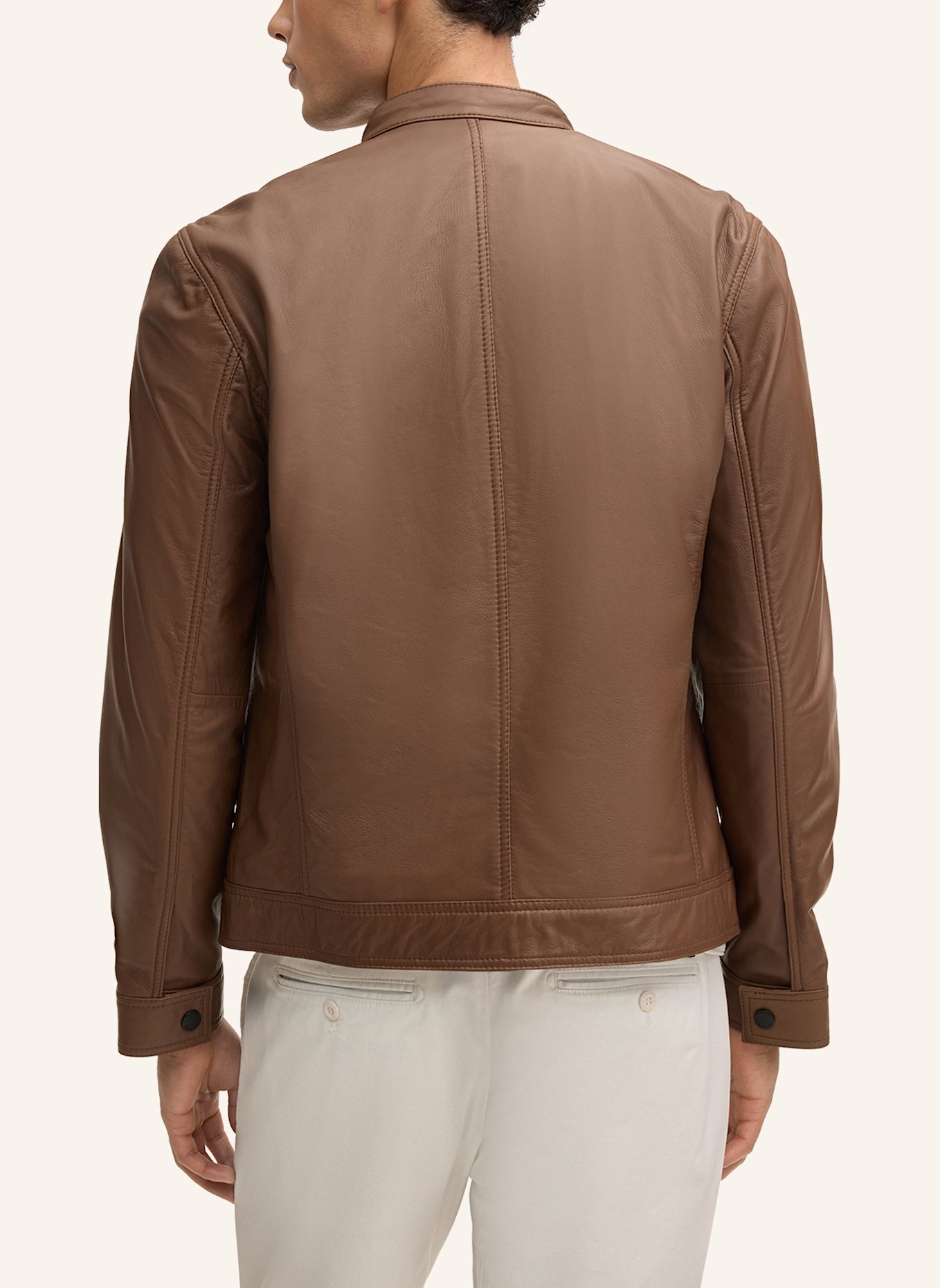 STRELLSON Lederjacke: BRAUN