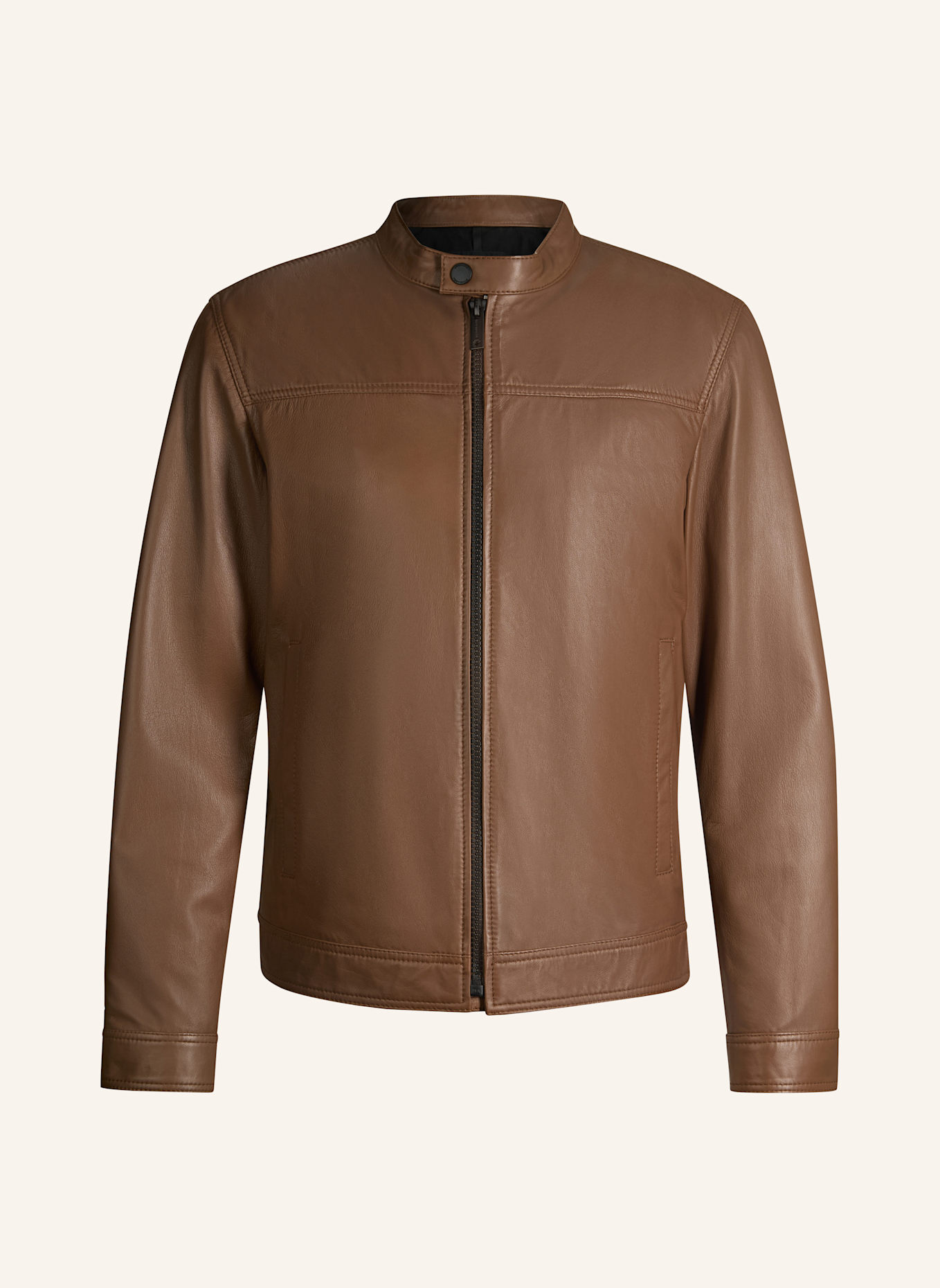 STRELLSON Lederjacke: BRAUN