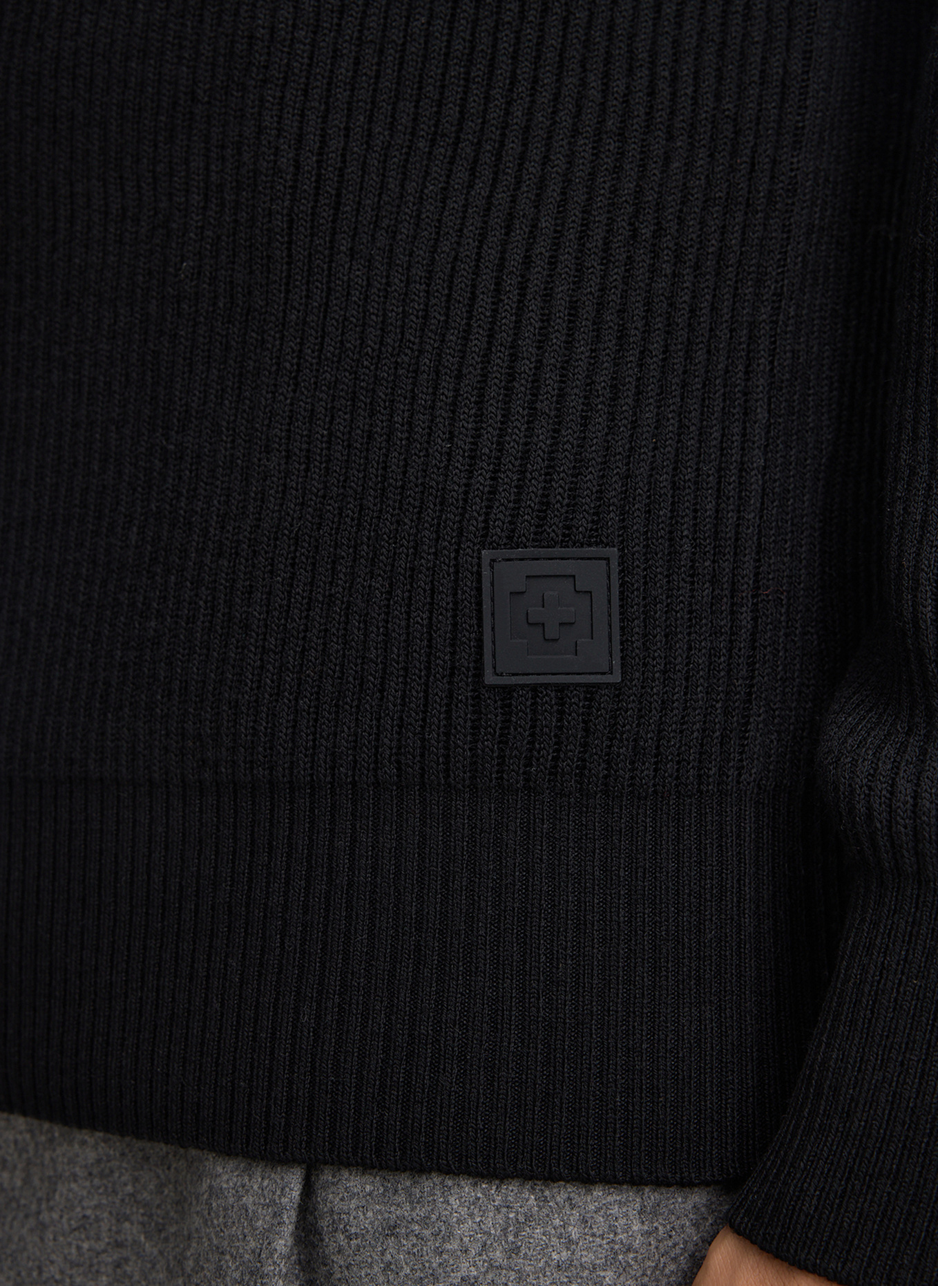 STRELLSON Rollkragenpullover: SCHWARZ