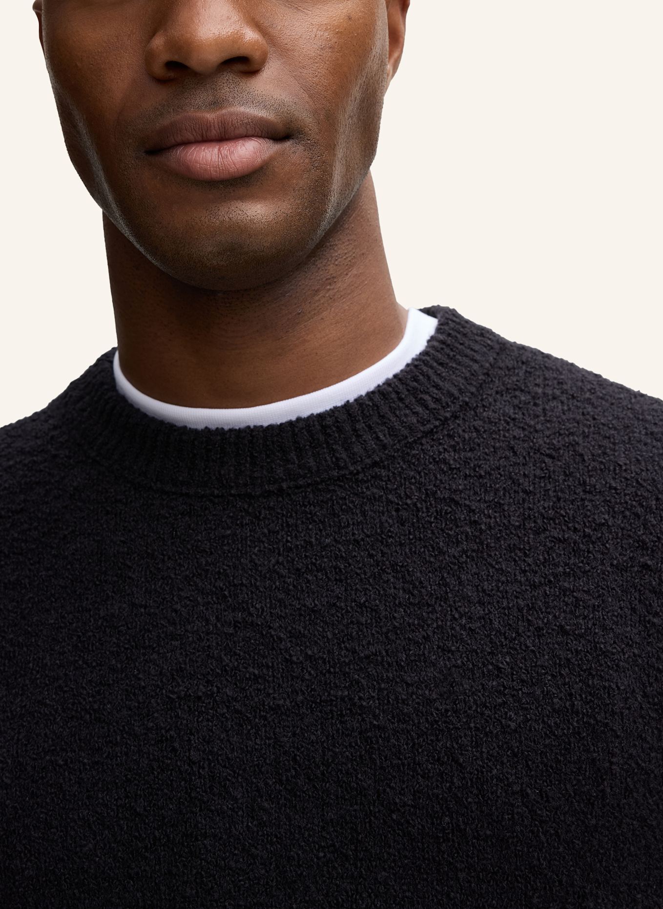 STRELLSON Pullover BOSSE: SCHWARZ