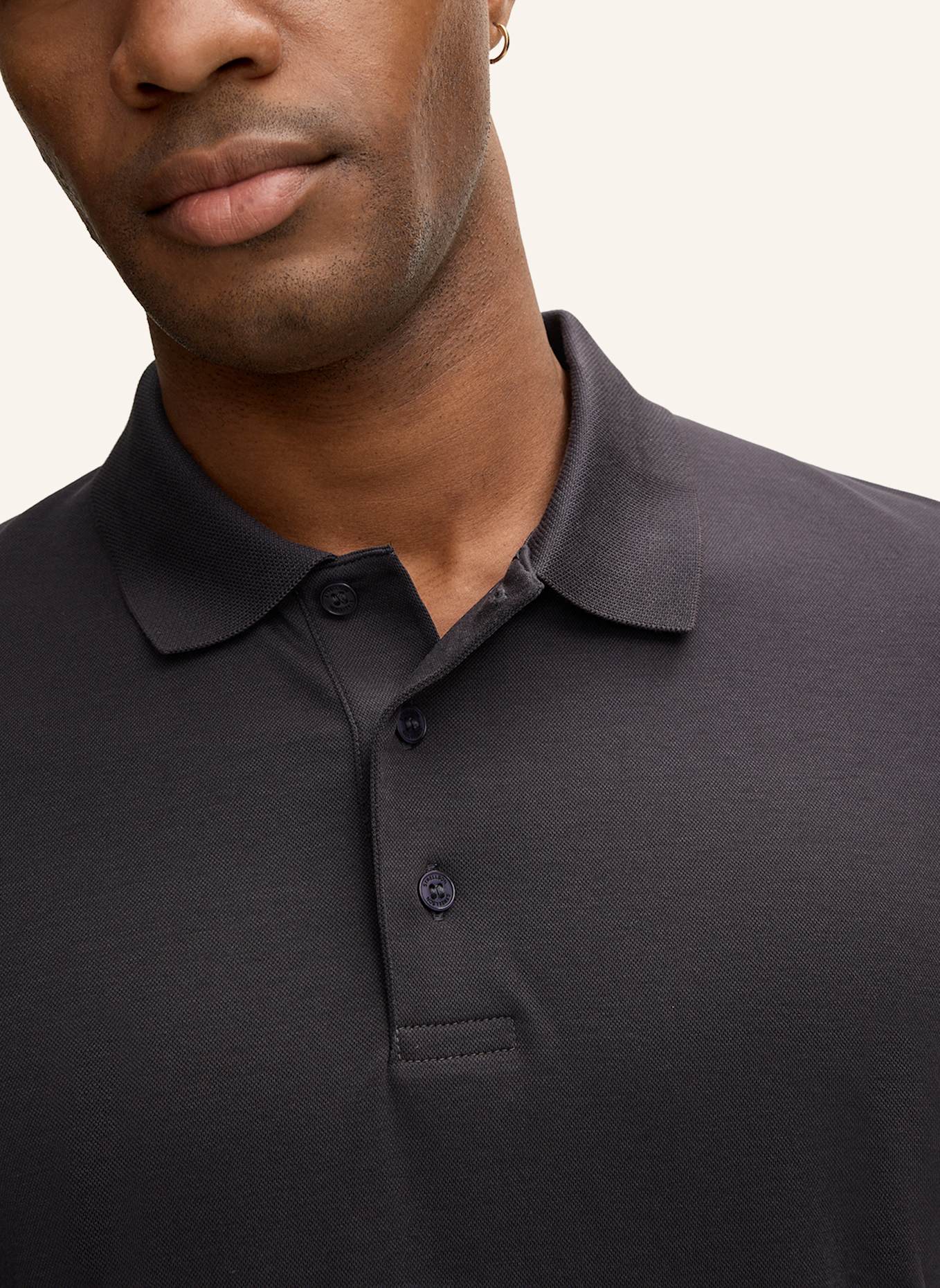 STRELLSON Longsleeve: SCHWARZ