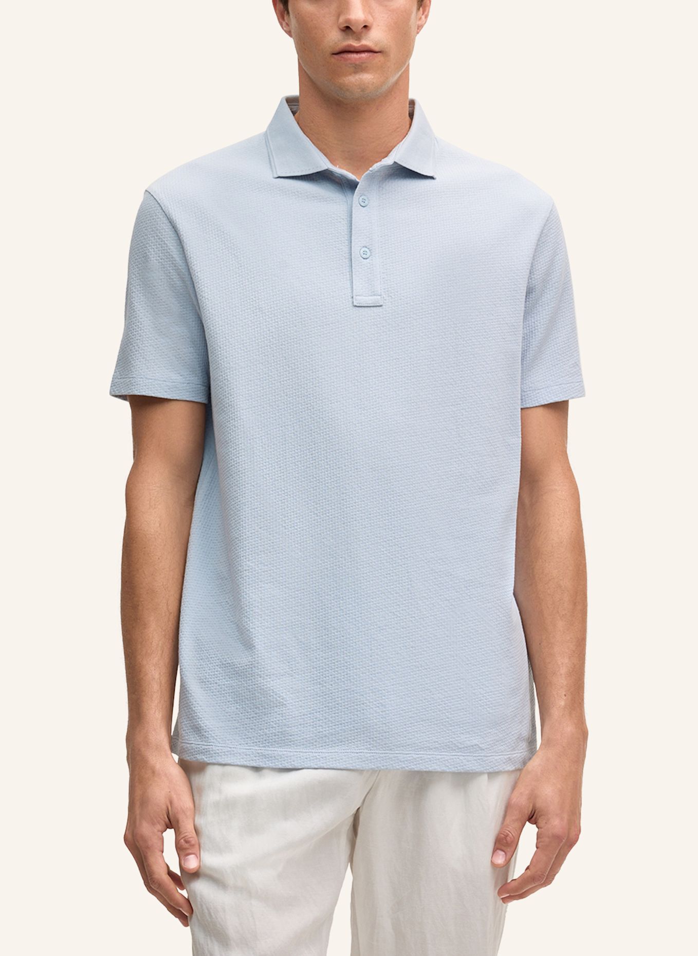 STRELLSON Poloshirt: HELLBLAU