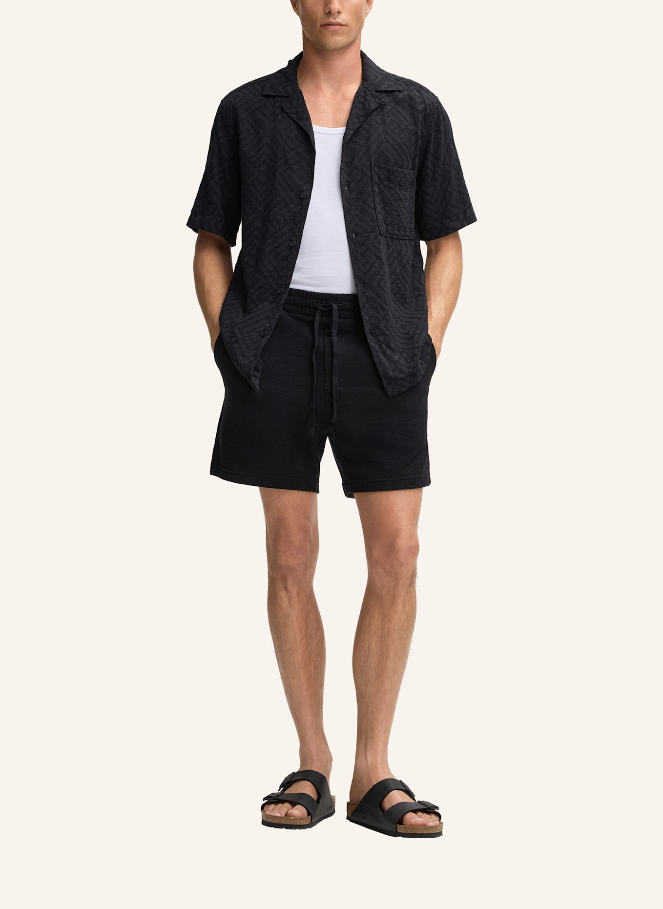 STRELLSON Shorts: SCHWARZ