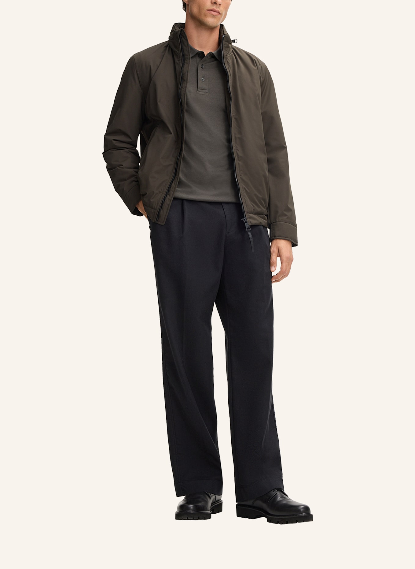 STRELLSON Blouson: BRAUN