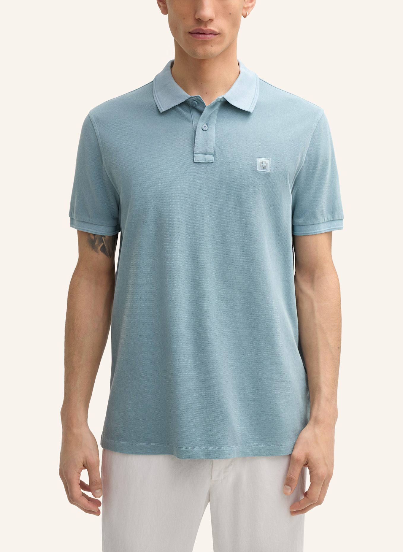 STRELLSON Poloshirt: HELLBLAU