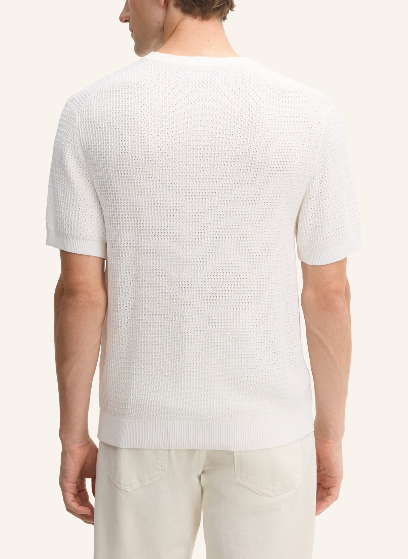 STRELLSON Strickshirt VADIM: WEISS