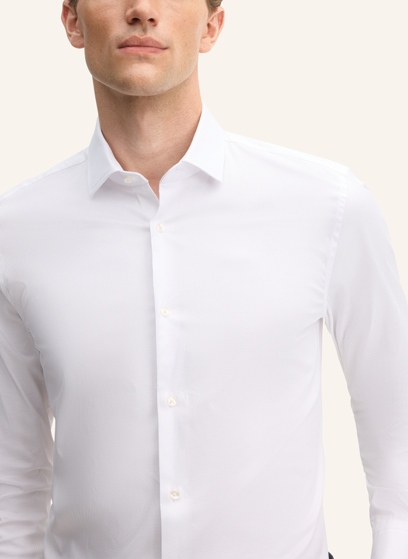 STRELLSON Hemd: WEISS
