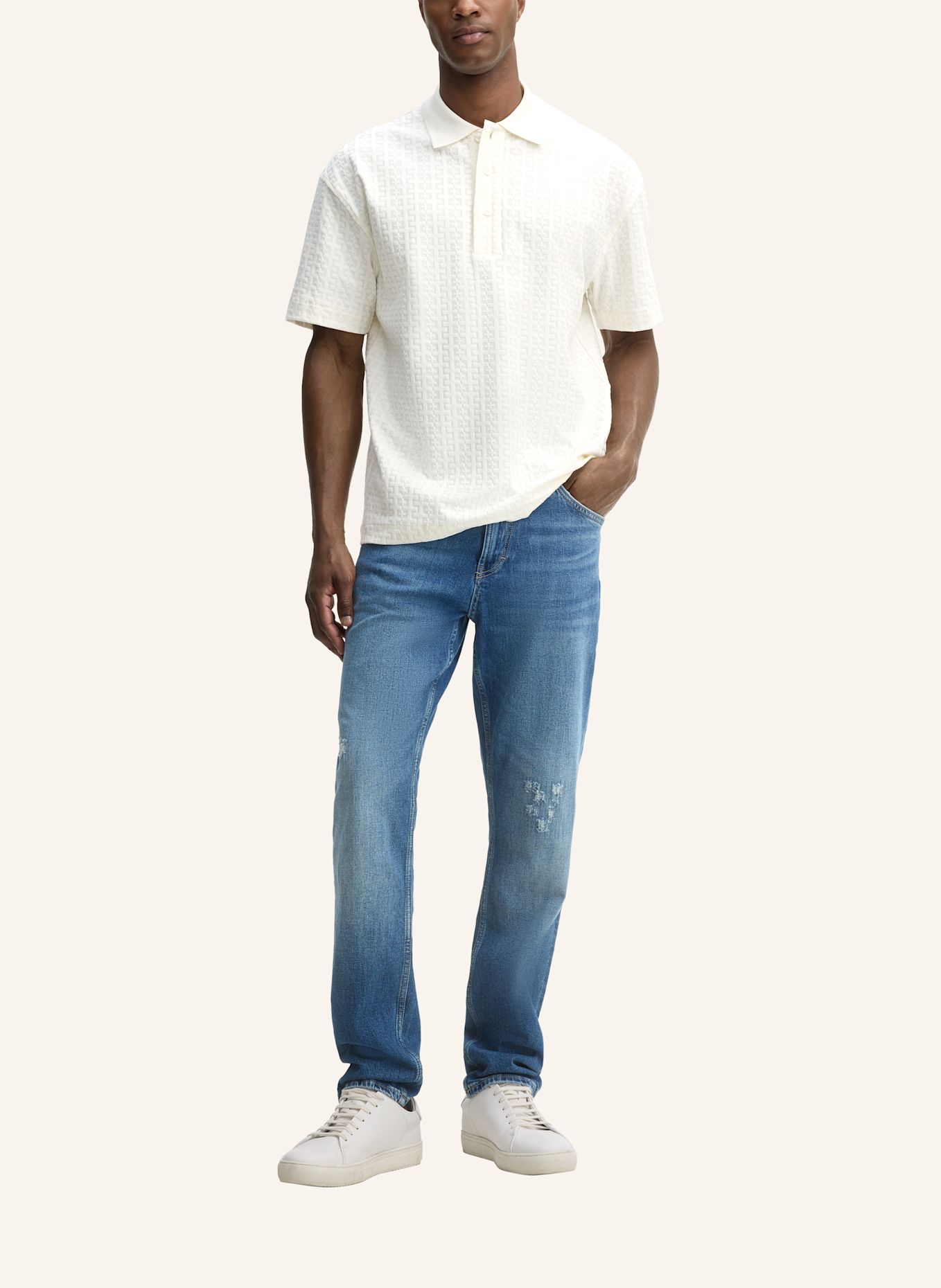 STRELLSON Poloshirt: WEISS