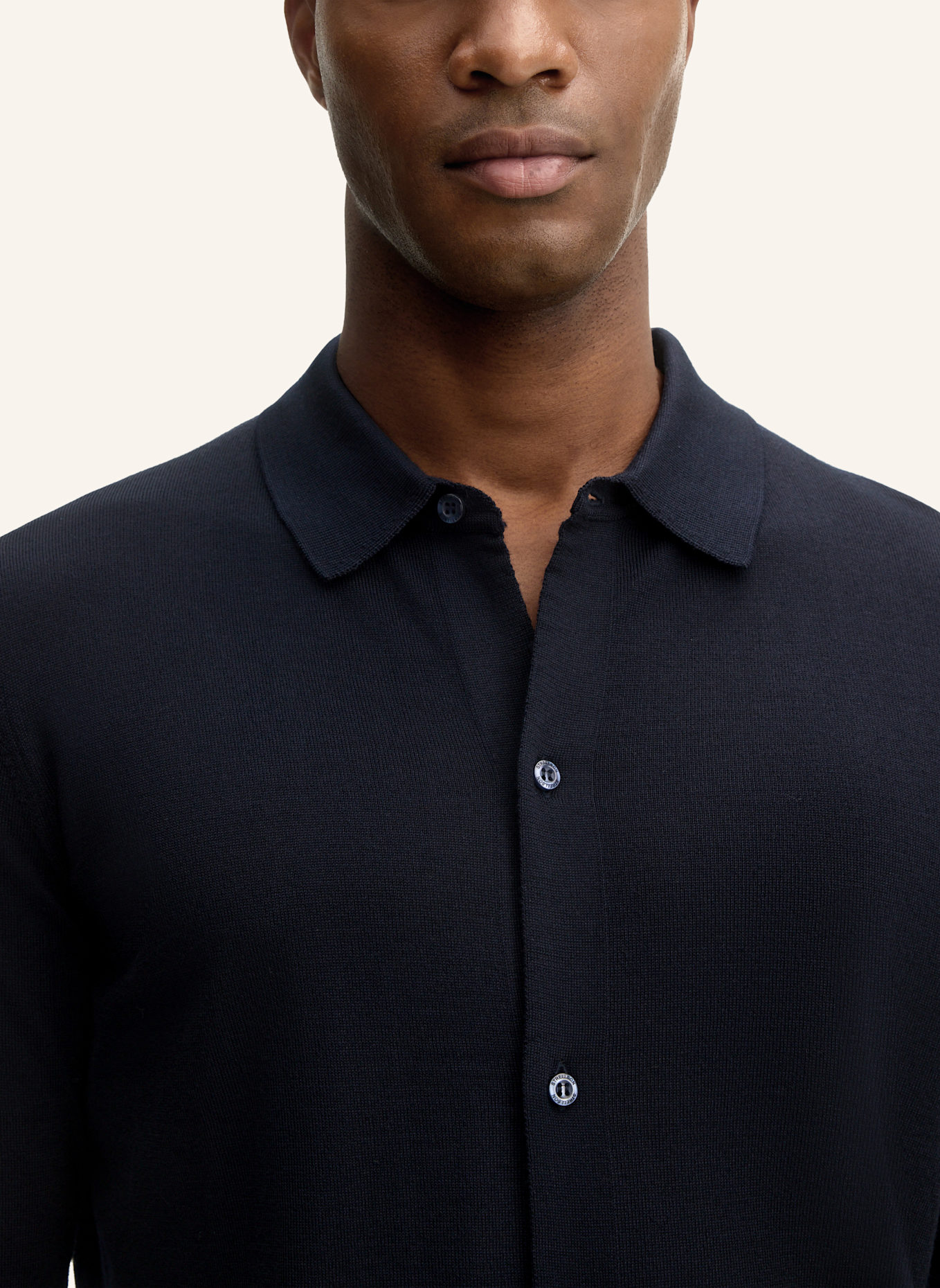 STRELLSON Strickjacke MAREK: DUNKELBLAU
