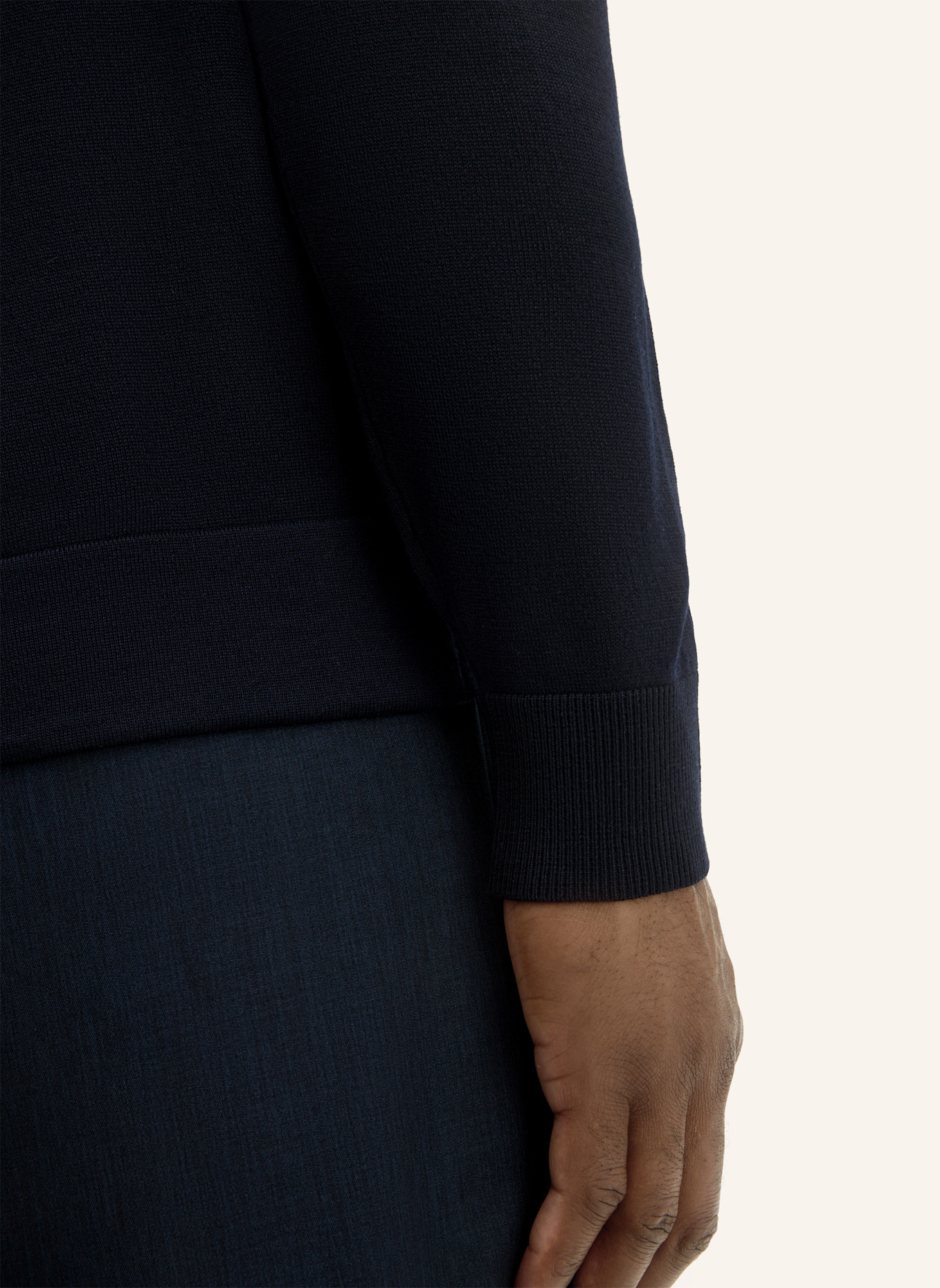 STRELLSON Strickjacke MAREK: DUNKELBLAU