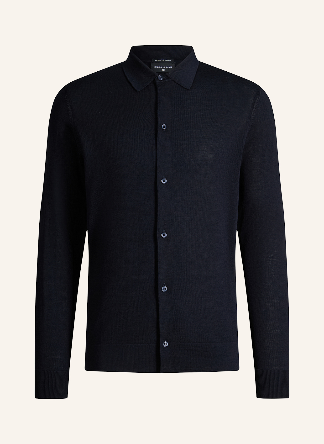 STRELLSON Strickjacke MAREK: DUNKELBLAU