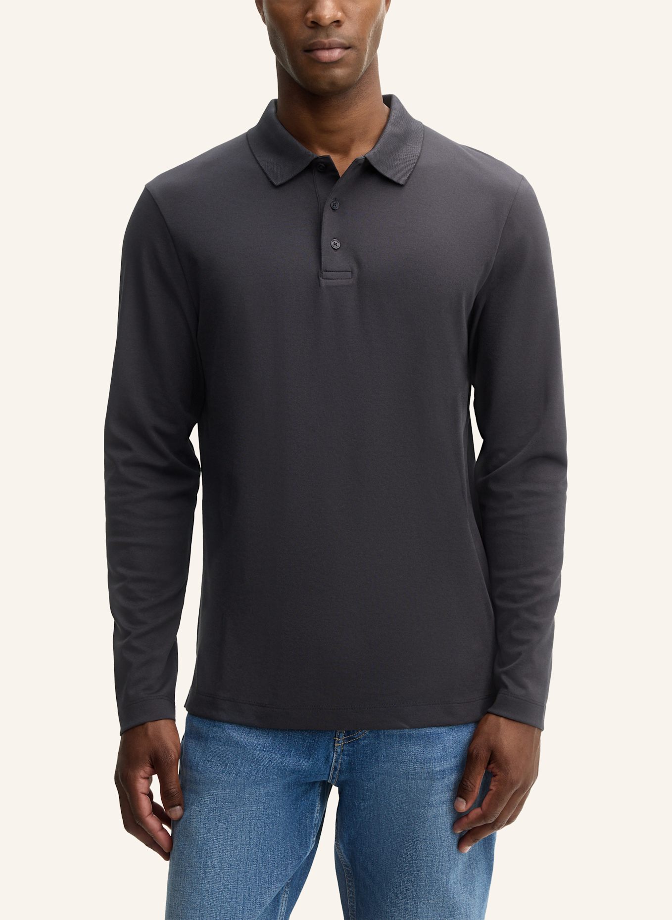 STRELLSON Longsleeve: SCHWARZ