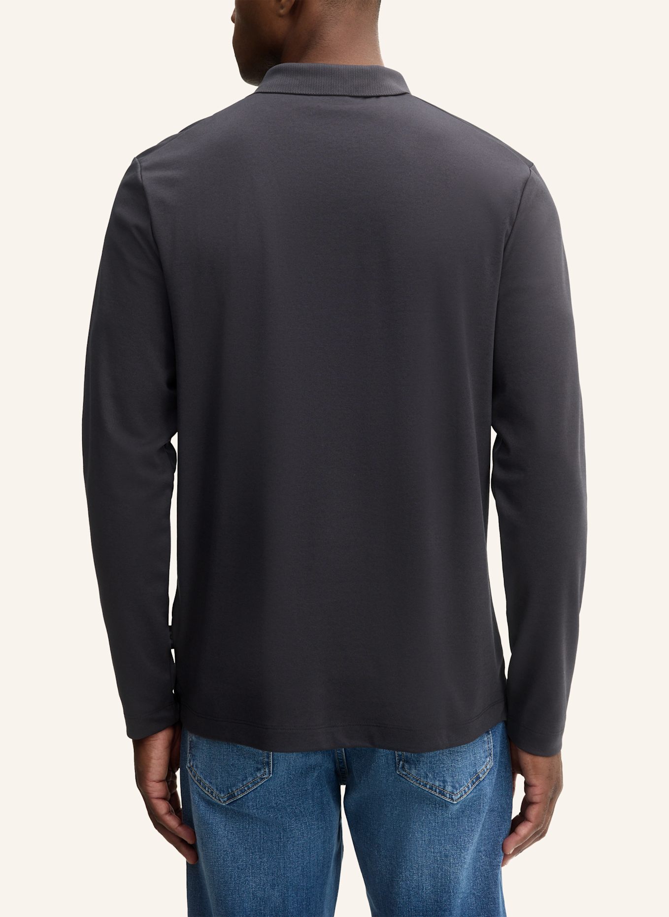 STRELLSON Longsleeve: SCHWARZ