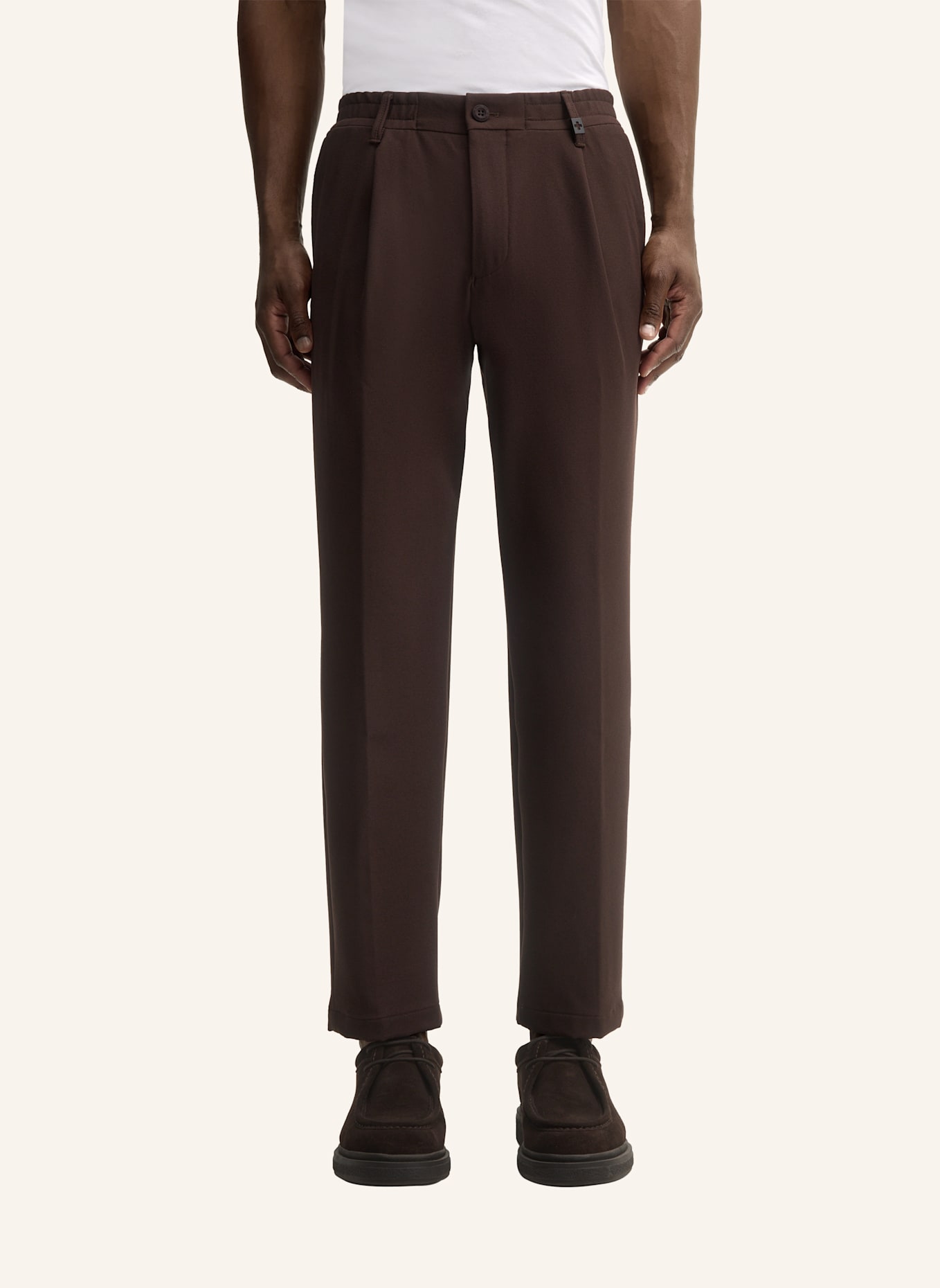 STRELLSON Hose LUI Relaxed Fit: BRAUN
