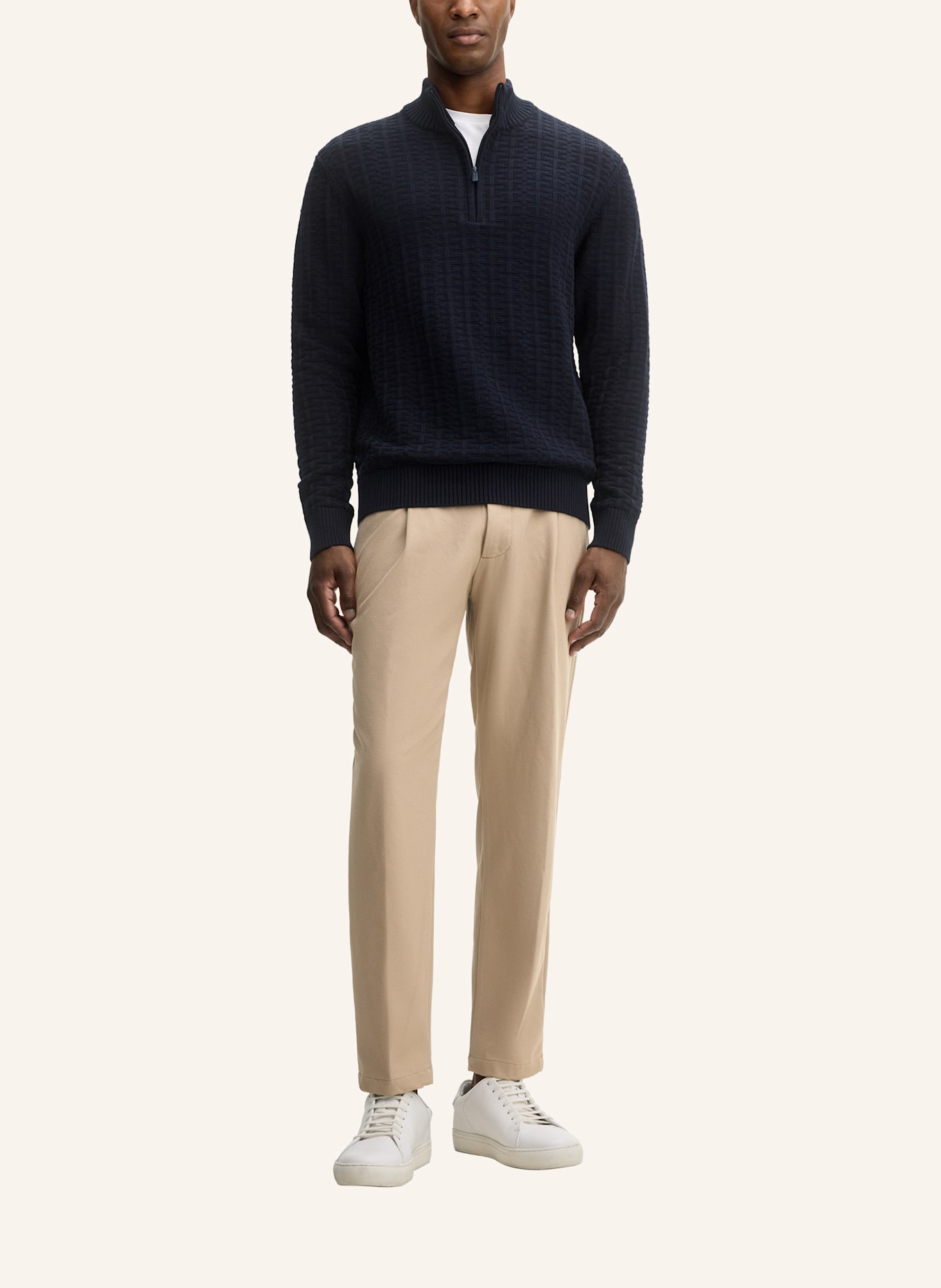 STRELLSON Hose LUI Relaxed Fit: BEIGE