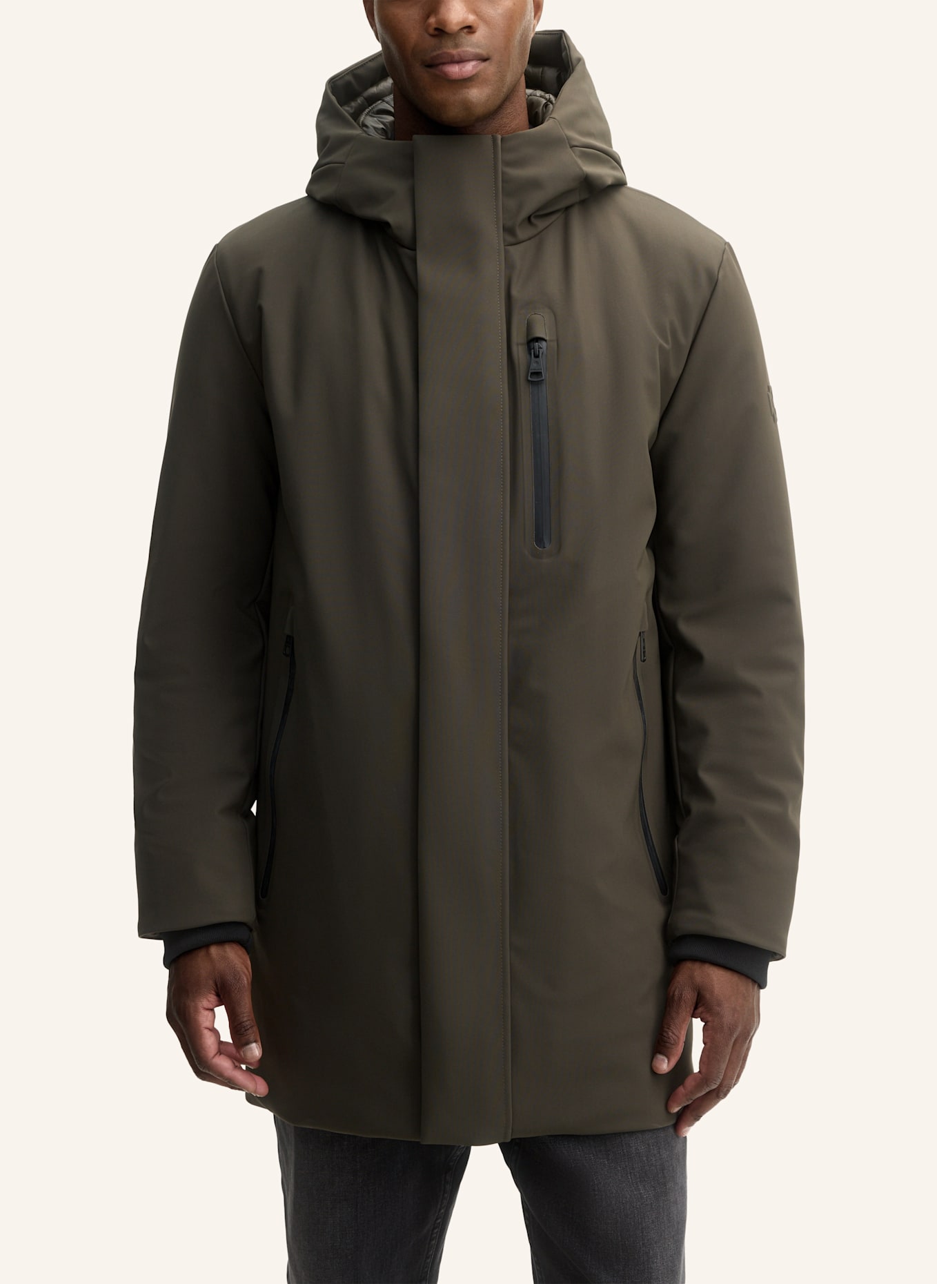 STRELLSON Parka: GRÜN