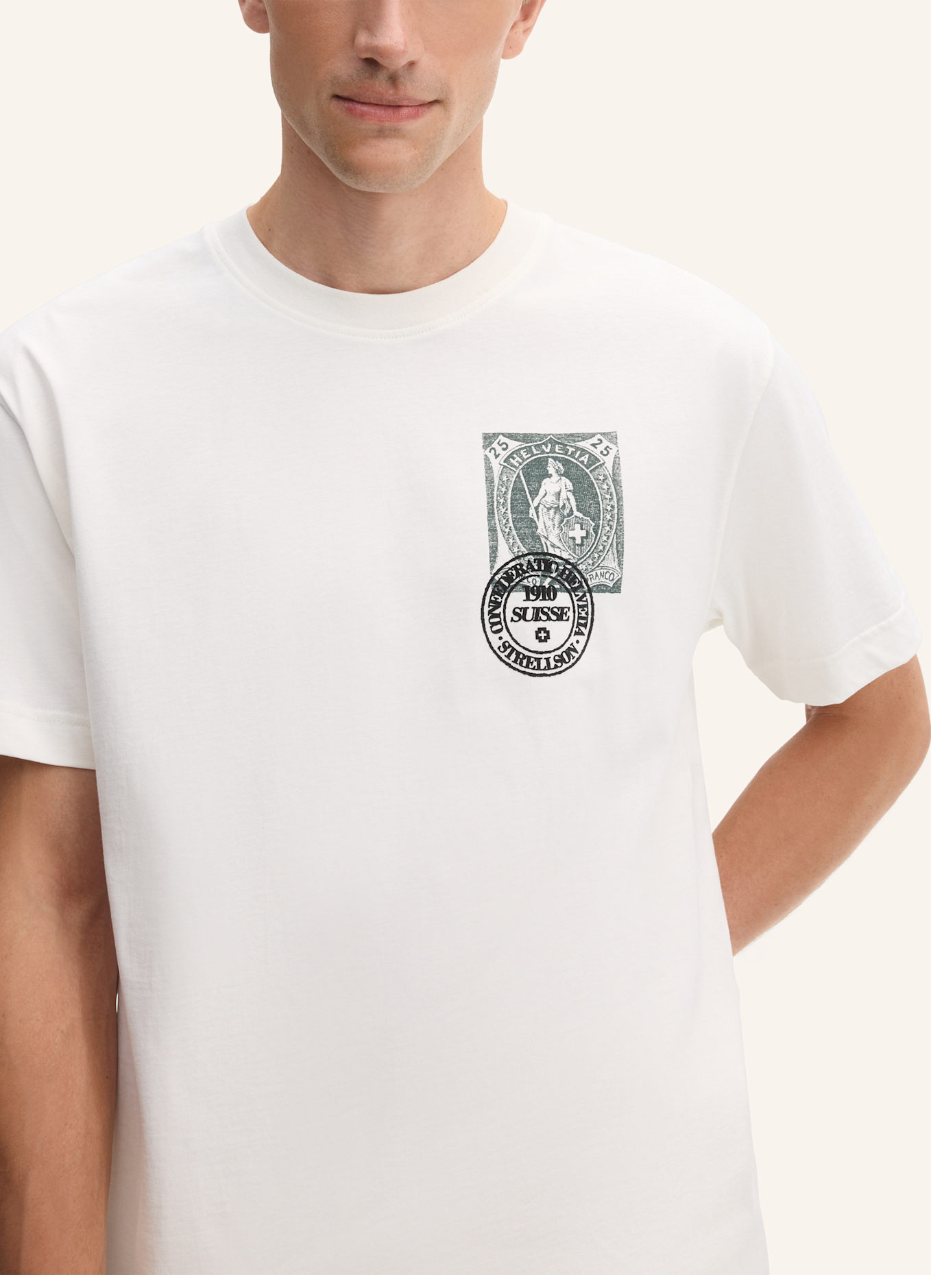 STRELLSON T-Shirt: WEISS