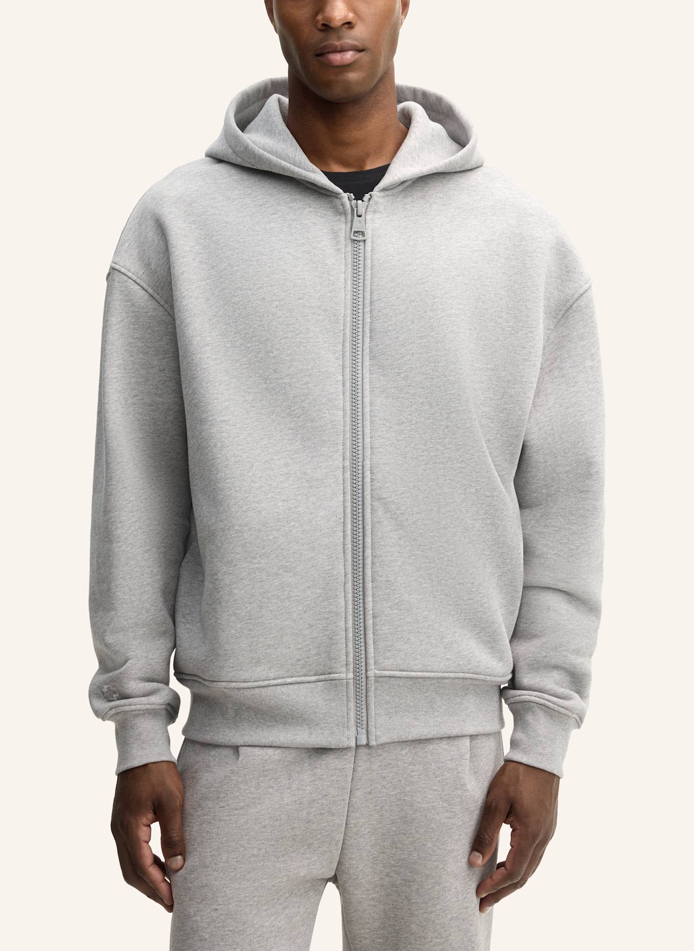 STRELLSON Hoodie-Jacke: HELLGRAU