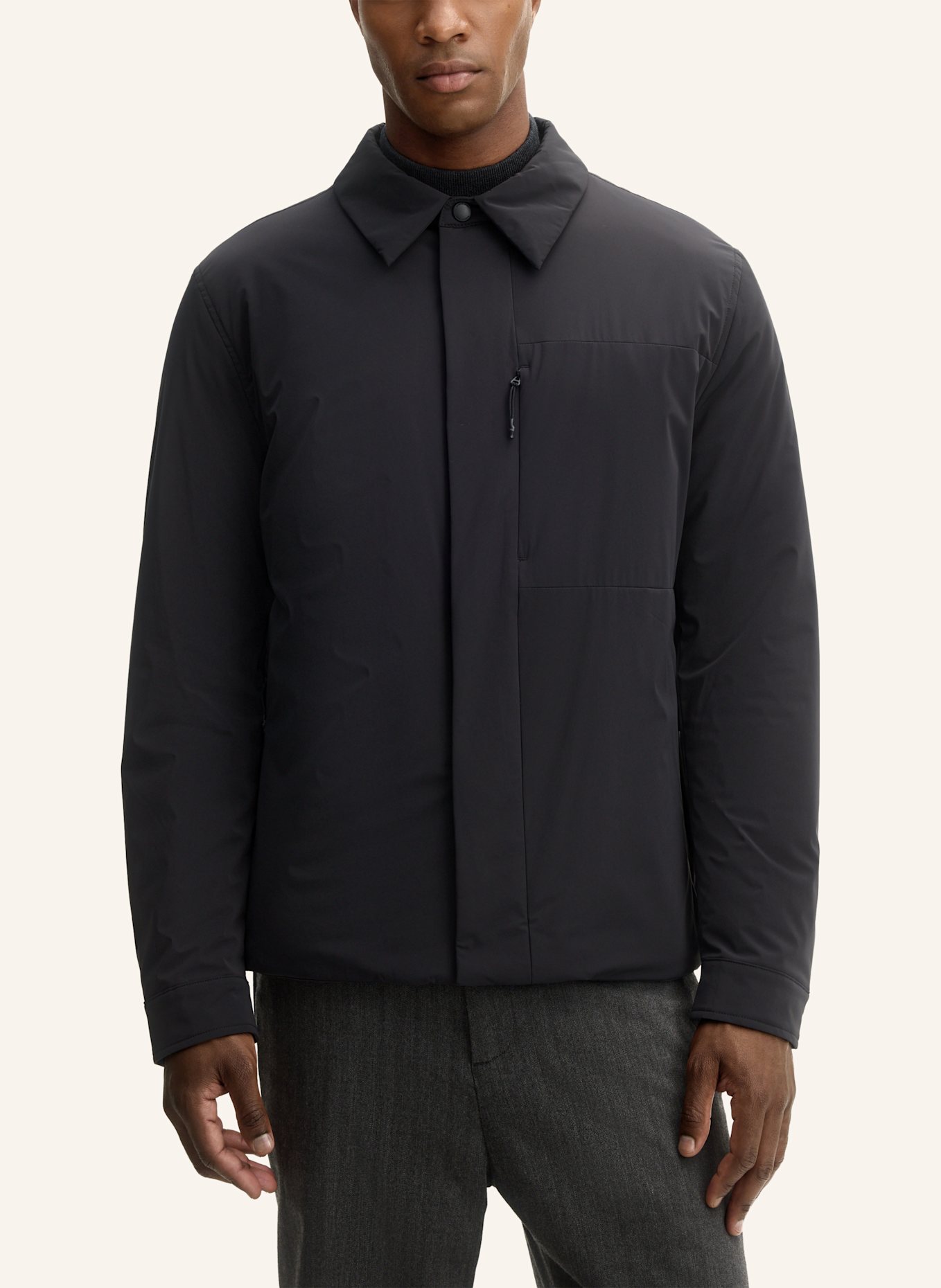 STRELLSON Shirtjacket: SCHWARZ