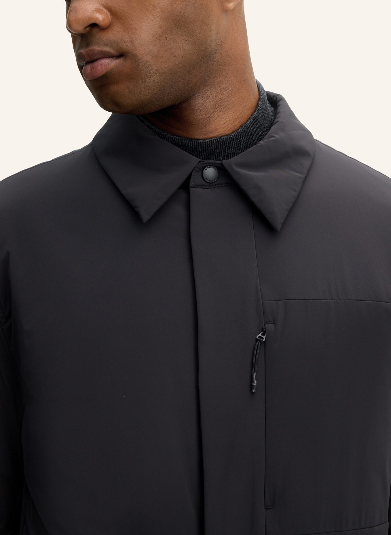 STRELLSON Shirtjacket: SCHWARZ