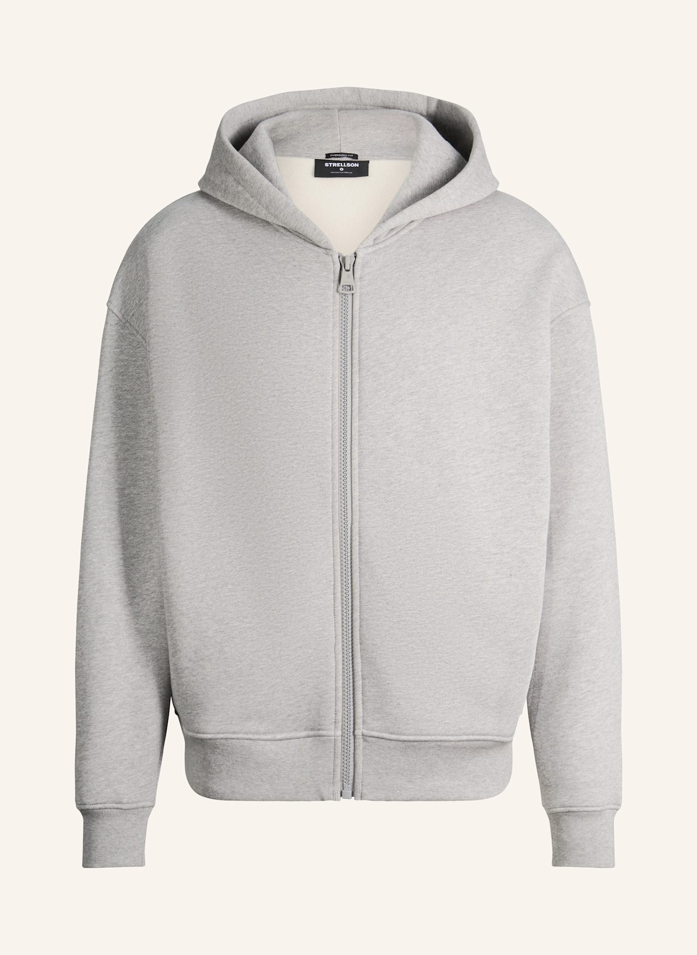 STRELLSON Hoodie-Jacke: HELLGRAU