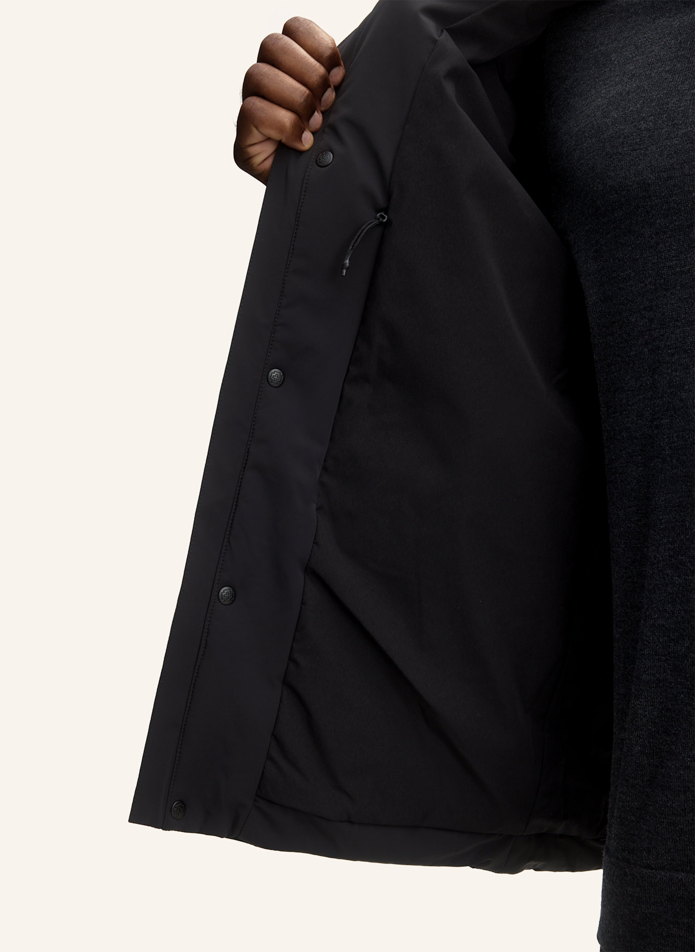 STRELLSON Shirtjacket: SCHWARZ