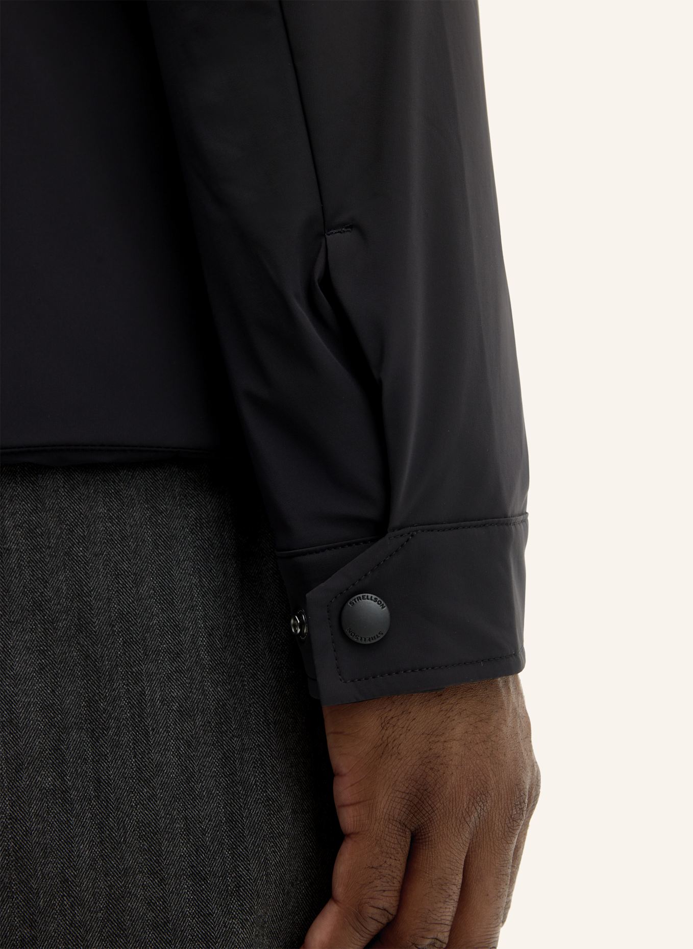 STRELLSON Shirtjacket: SCHWARZ