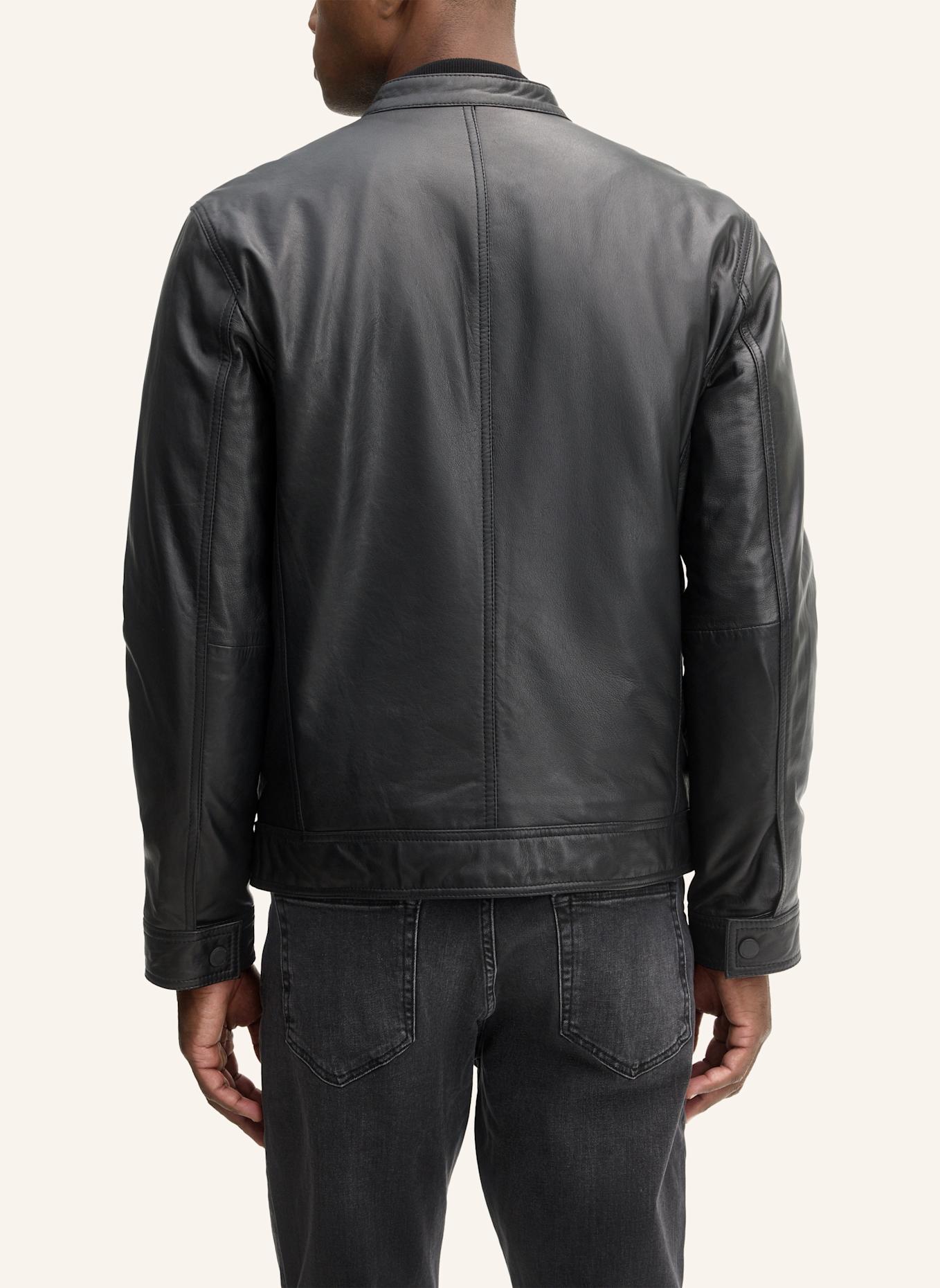 STRELLSON Lederjacke: SCHWARZ