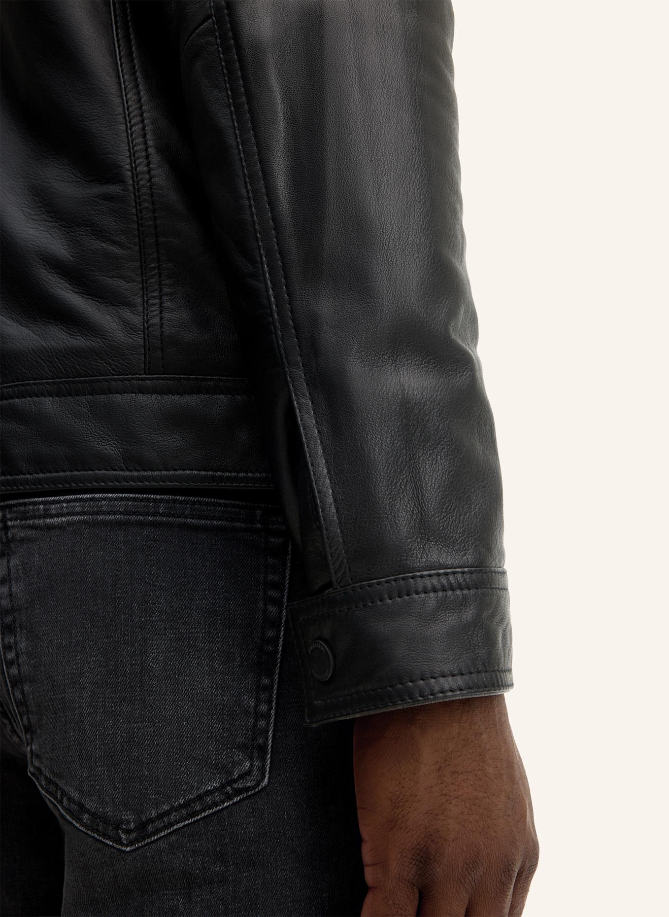 STRELLSON Lederjacke: SCHWARZ