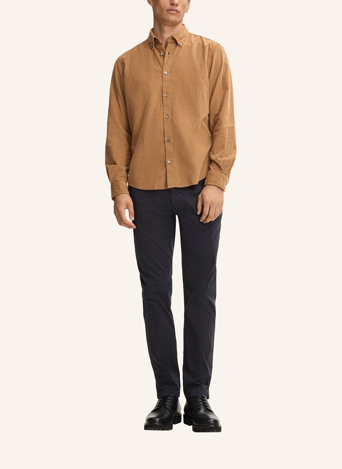 STRELLSON Cordhemd COREY Regular Fit: BEIGE
