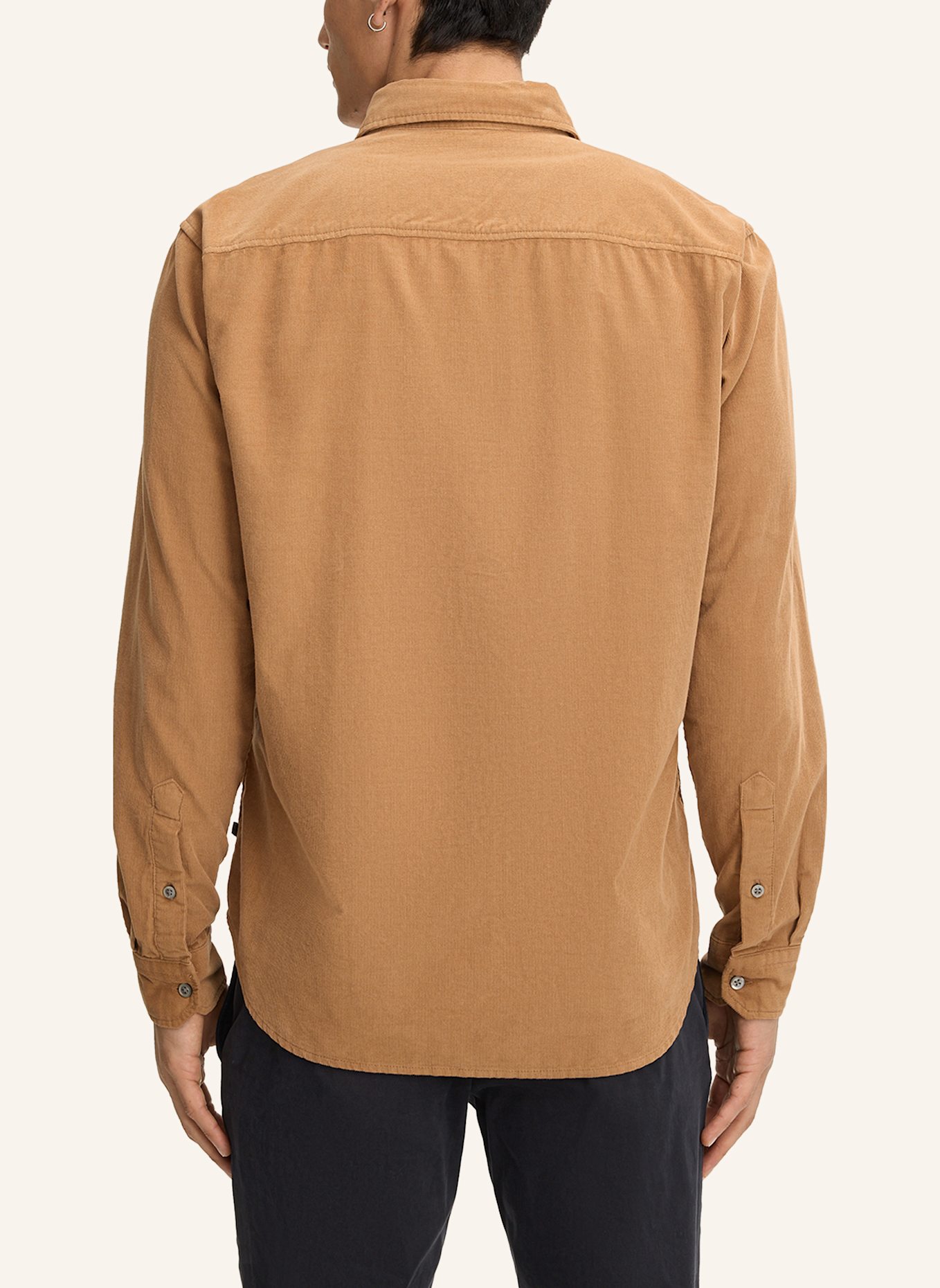 STRELLSON Cordhemd COREY Regular Fit: BEIGE