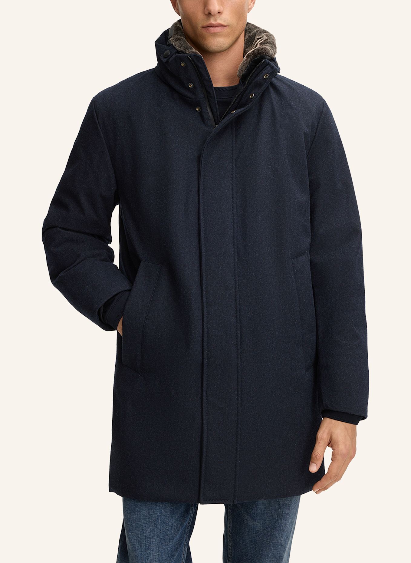 STRELLSON Parka FLEX: DUNKELBLAU