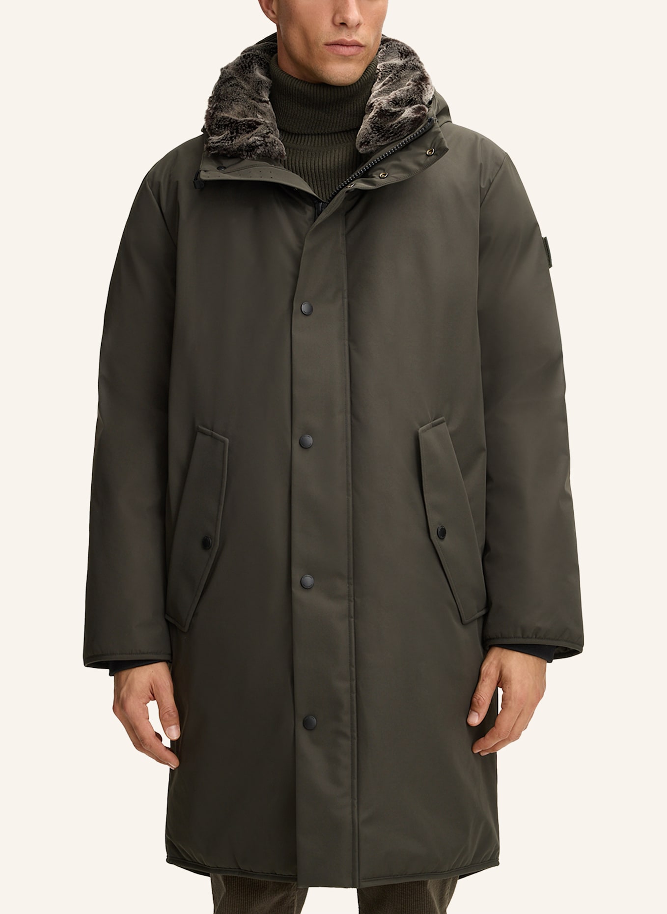 STRELLSON Parka: GRÜN