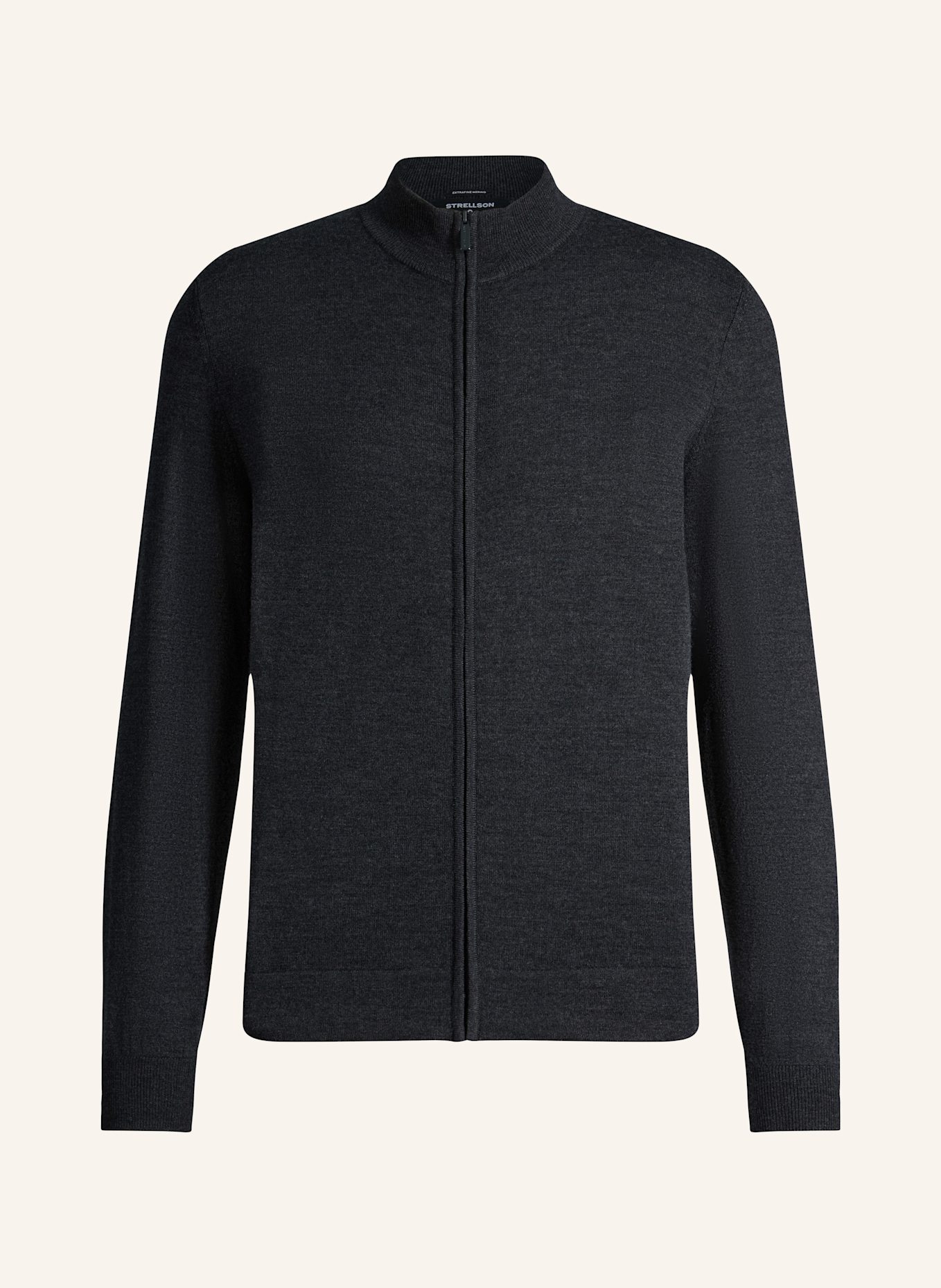 STRELLSON Strickjacke: GRAU