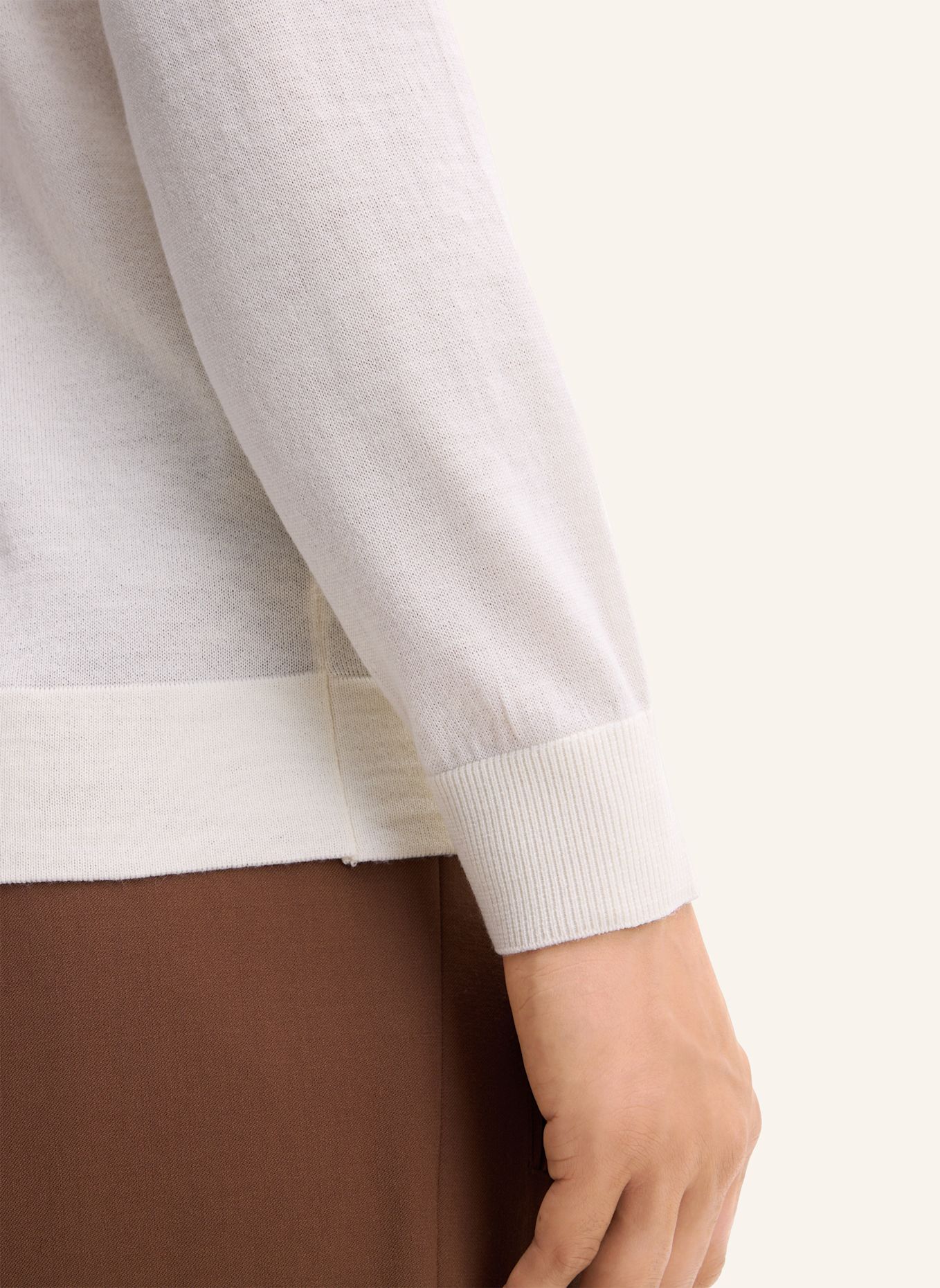 STRELLSON Rollkragenpullover MAREK: WEISS