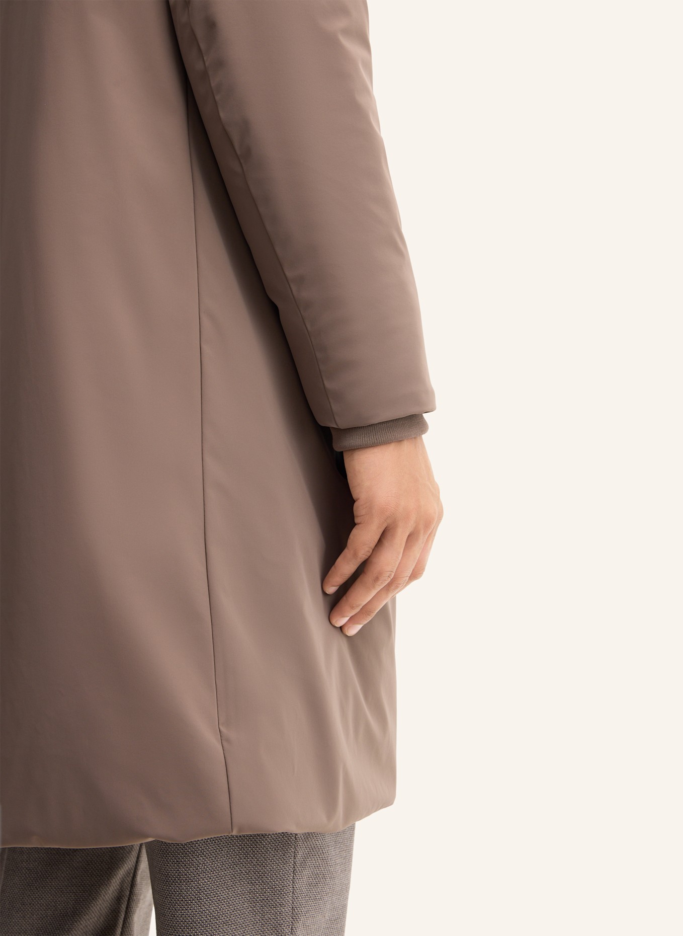 STRELLSON Parka: BEIGE