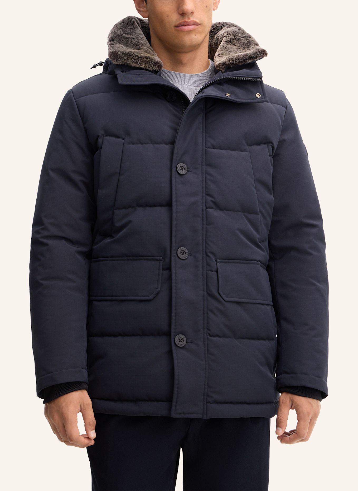 STRELLSON Steppjacke: DUNKELBLAU