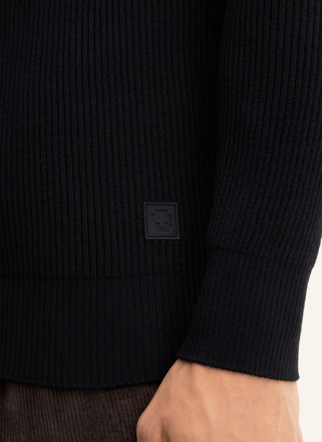 STRELLSON Rollkragenpullover: SCHWARZ