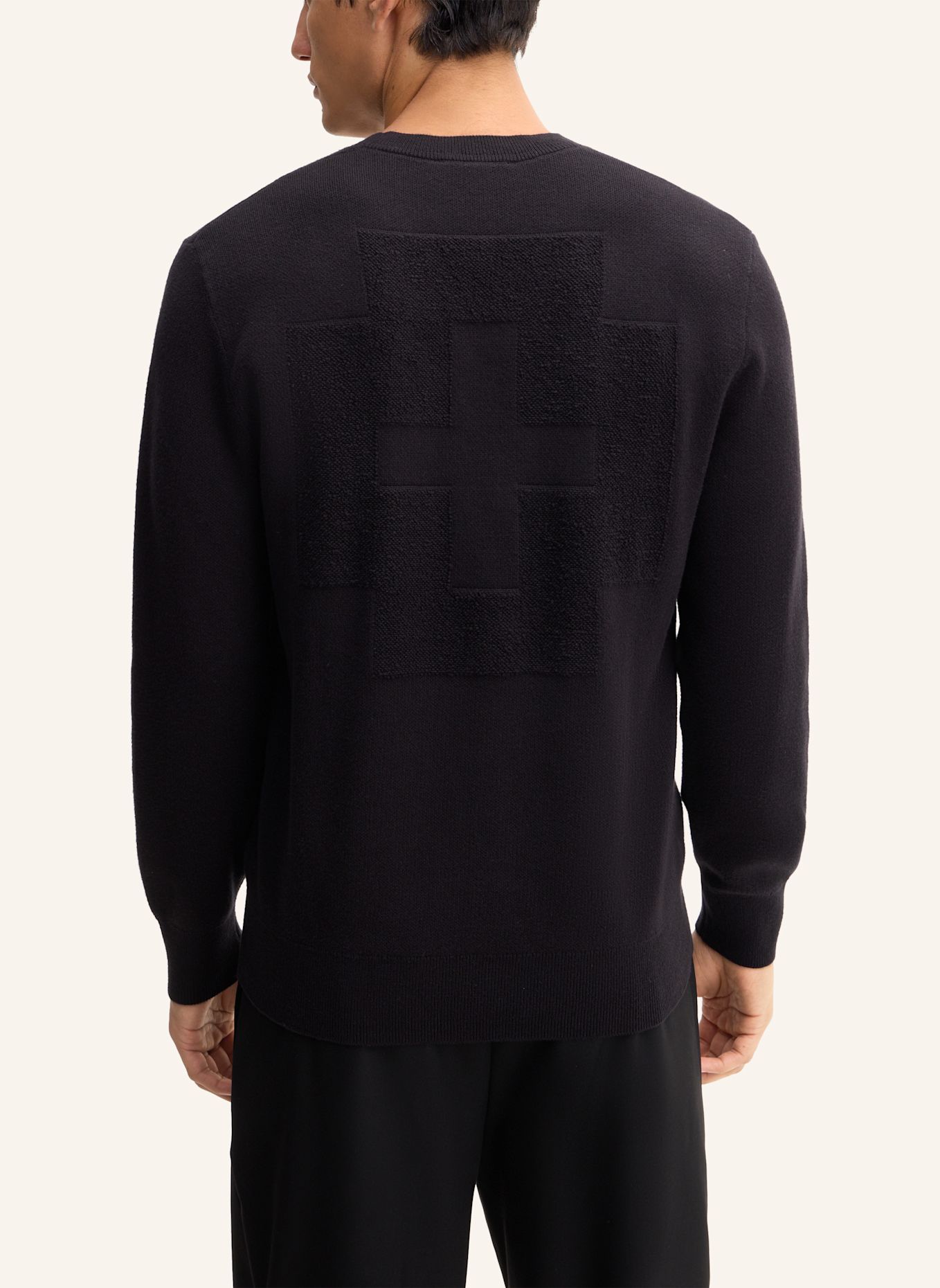 STRELLSON Pullover FARO: SCHWARZ