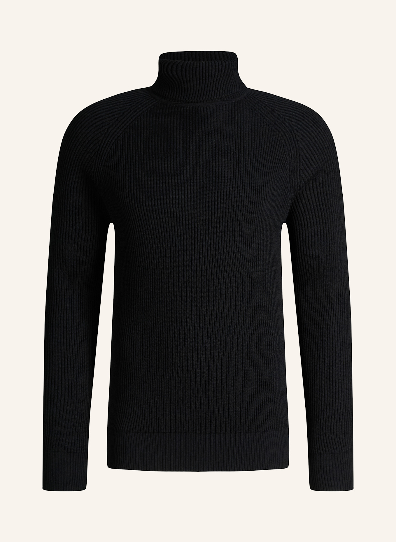 STRELLSON Rollkragenpullover: SCHWARZ