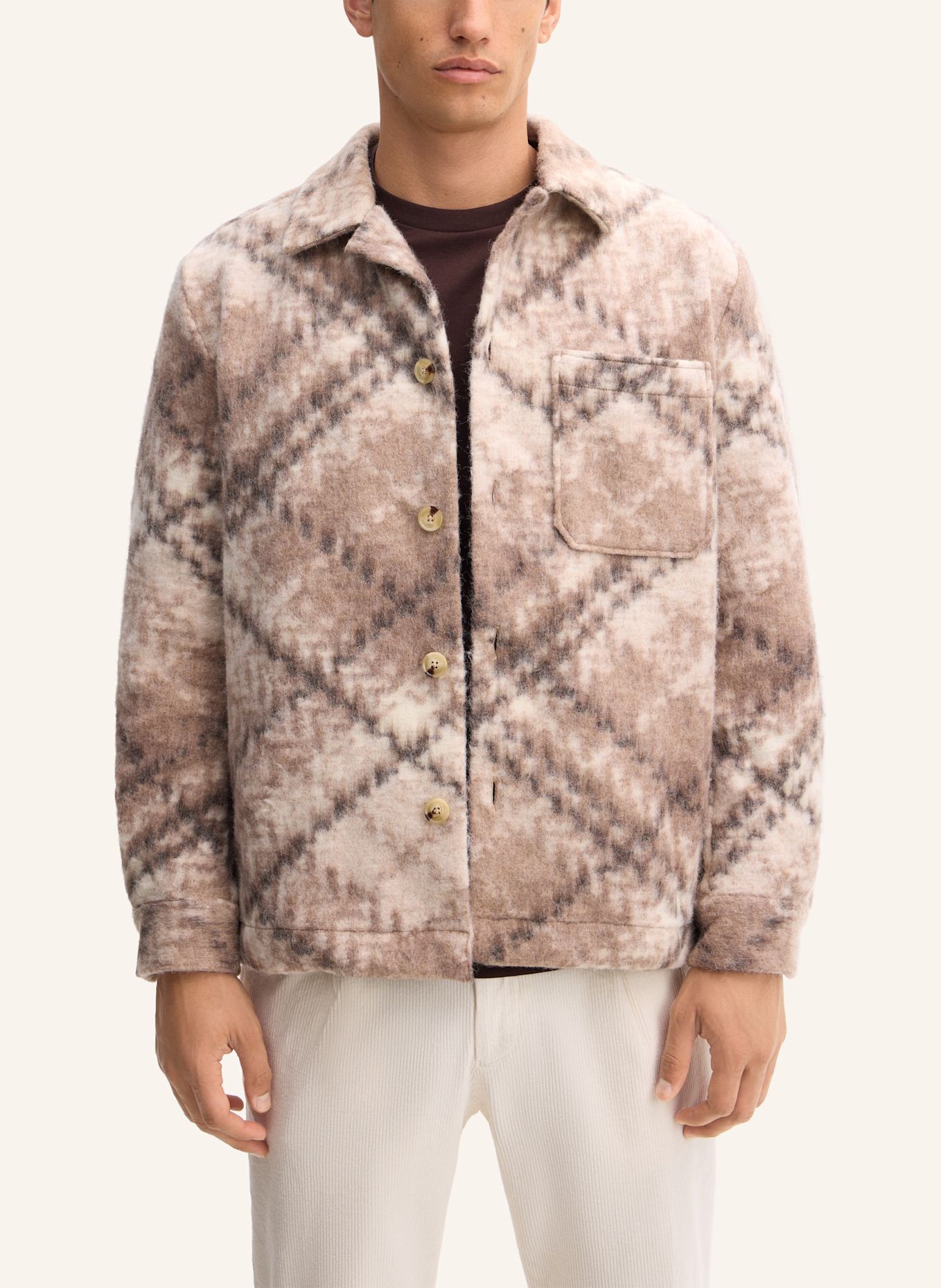 STRELLSON Hemdjacke: BEIGE