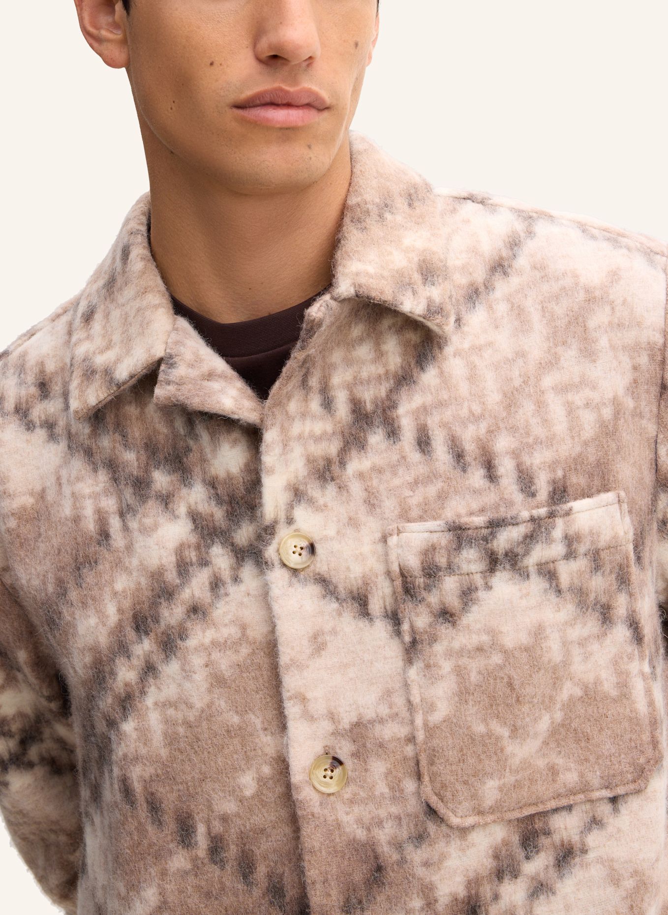 STRELLSON Hemdjacke: BEIGE