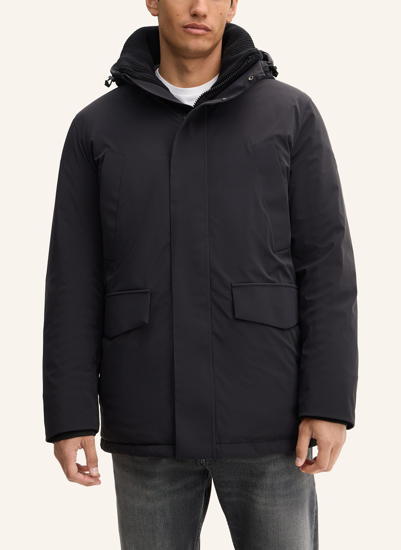 STRELLSON Parka: SCHWARZ