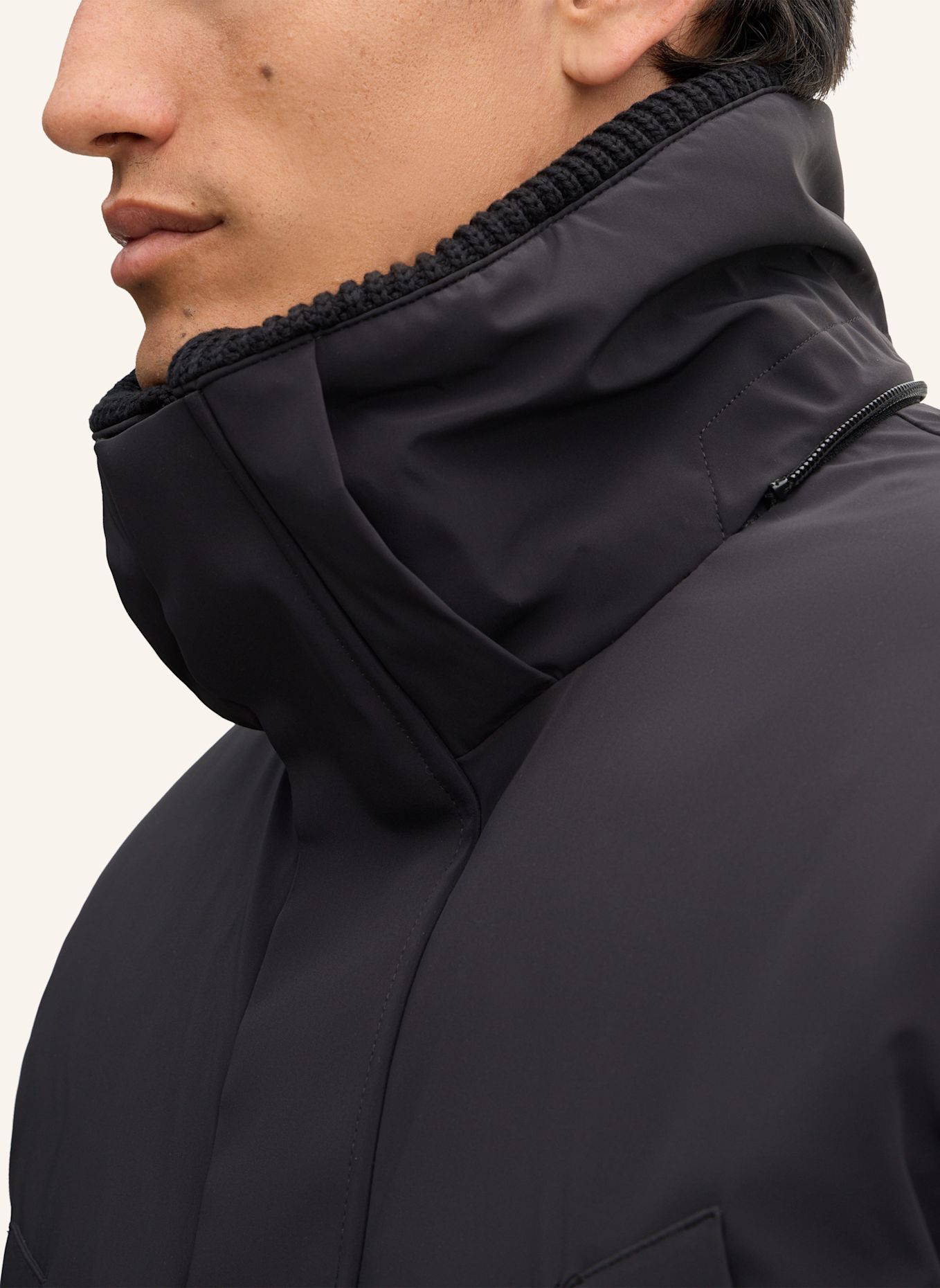 STRELLSON Parka: SCHWARZ