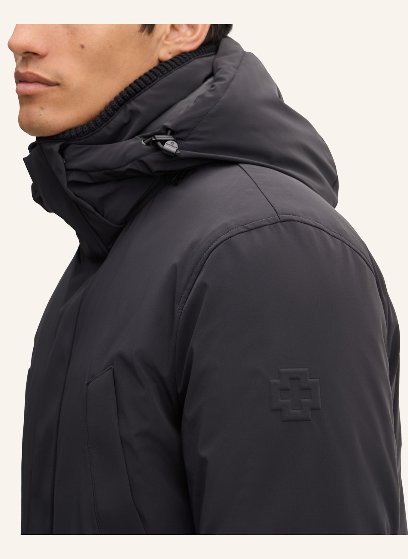 STRELLSON Parka: SCHWARZ