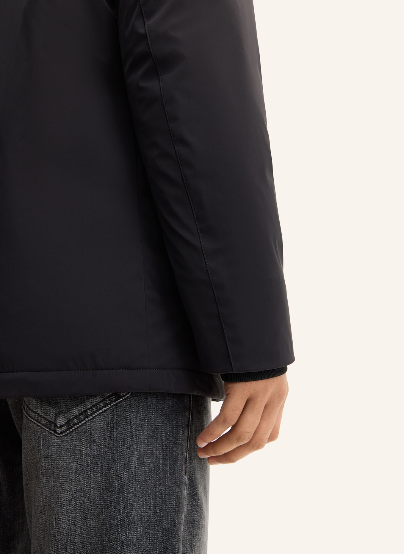 STRELLSON Parka: SCHWARZ