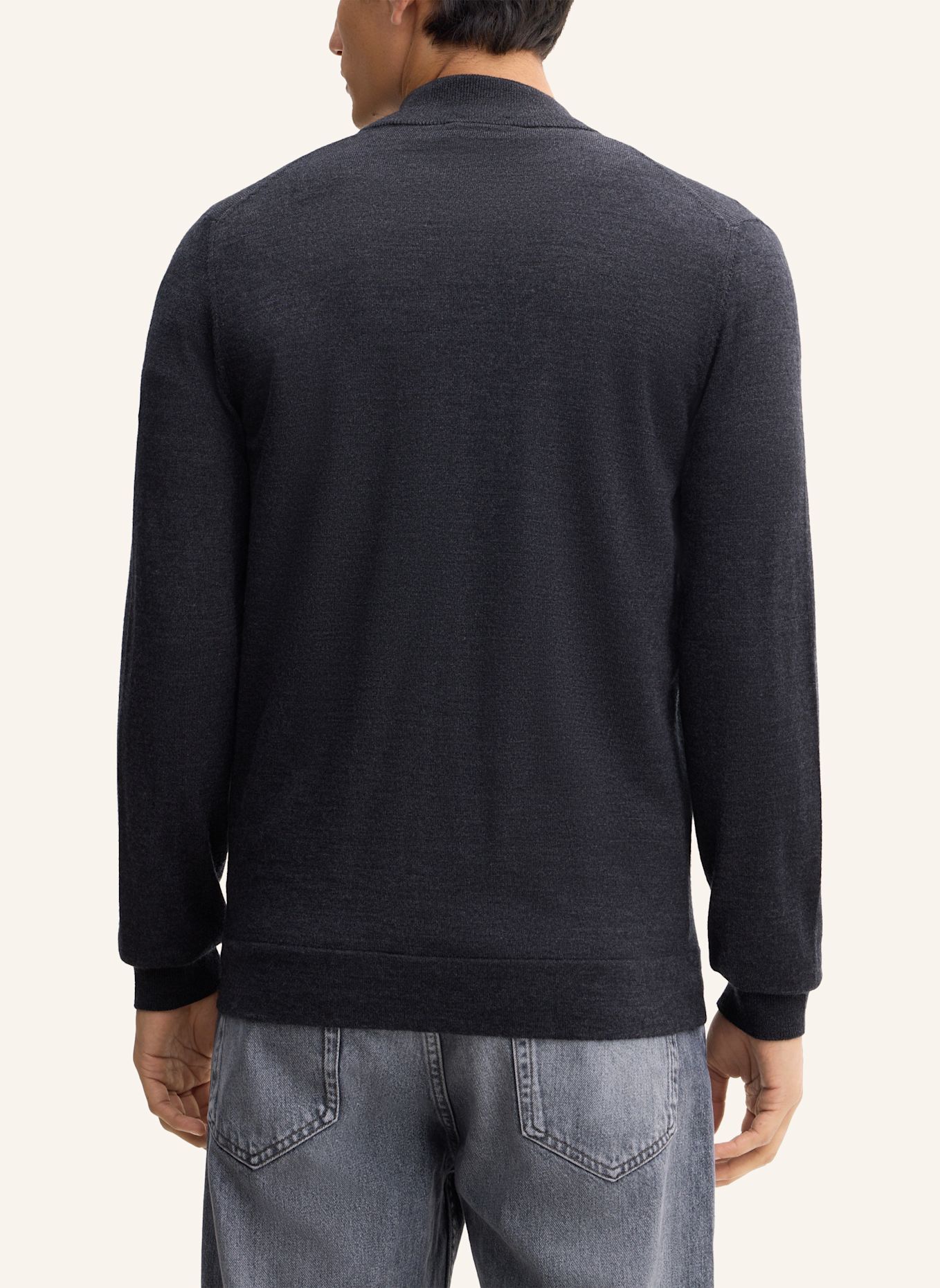 STRELLSON Strickjacke: GRAU
