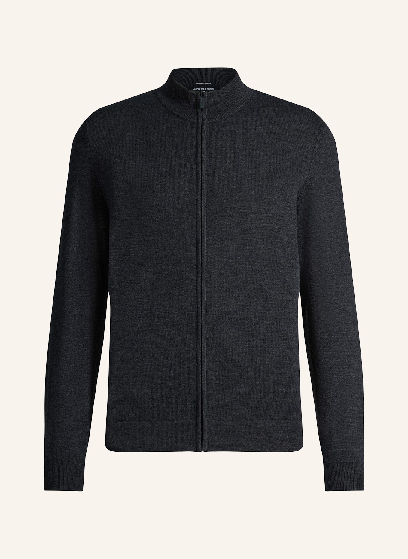 STRELLSON Strickjacke: GRAU