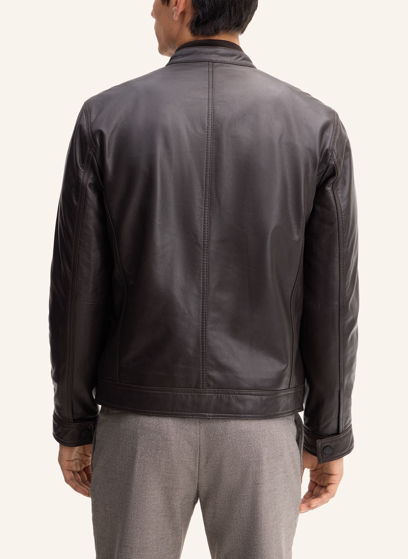 STRELLSON Lederjacke: BRAUN